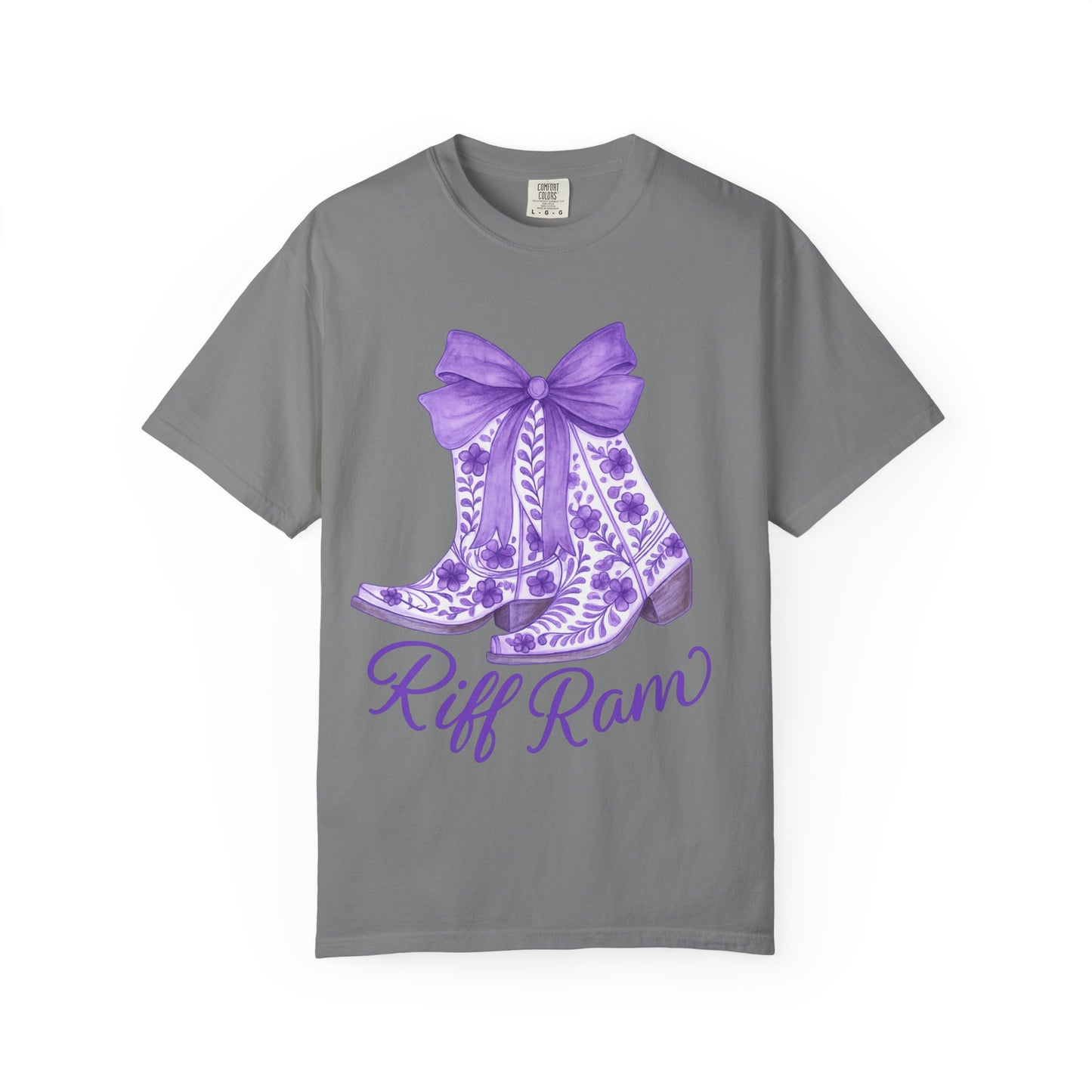 Purple Cowboy Boots T-Shirt | Western Style Tee, Festival Wear, Country Music Shirt, Gift for Horse Lovers, Casual Chic