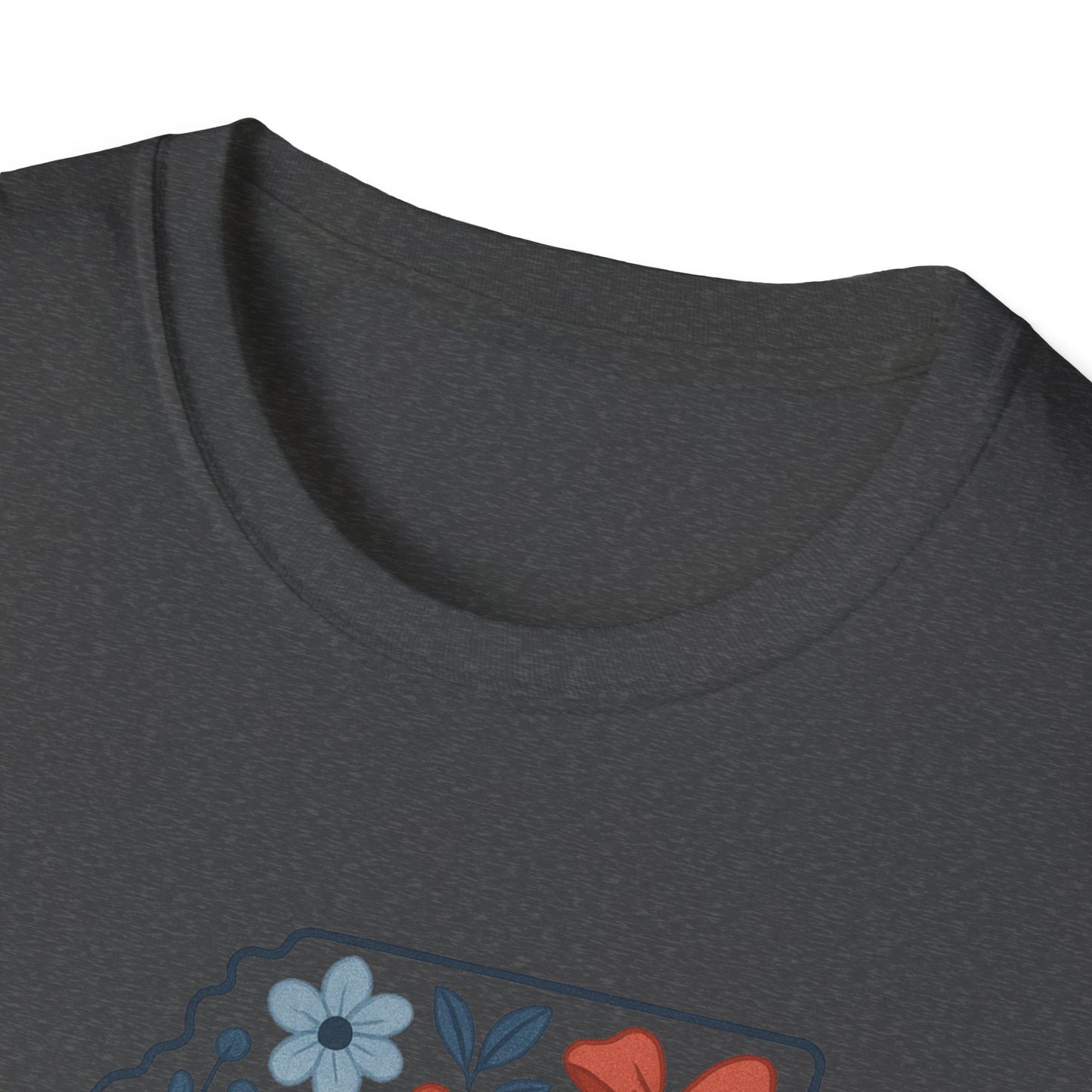 Mississippi Floral Unisex T-Shirt, Casual Tee, Gift for Her, Summer Apparel, Nature Lover Shirt, State Pride Clothing