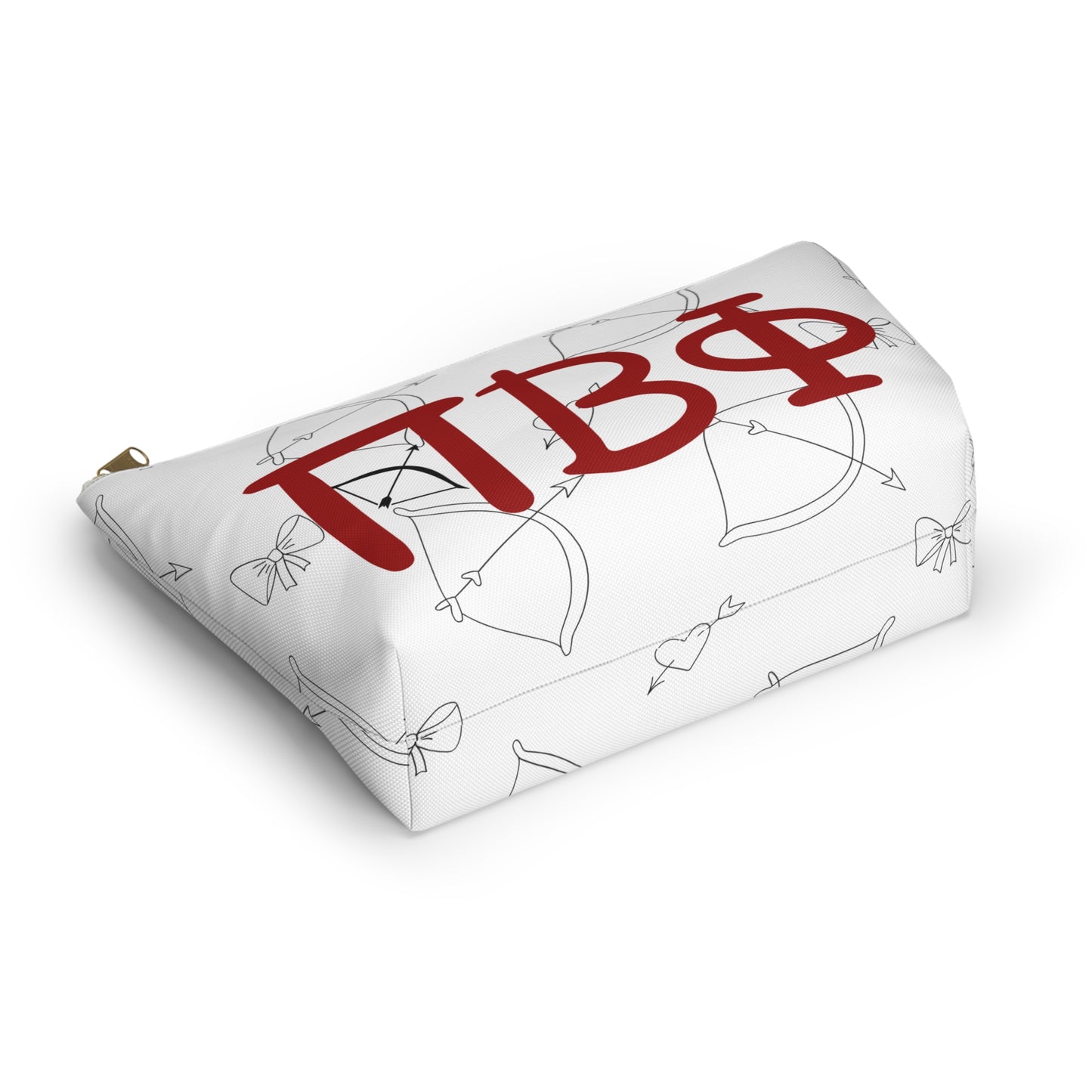 Pi Beta Phi Stylish Accessory Pouch, Personalized Cosmetic Bag, Ideal Gift for Friends, Perfect for School, Travel & Organization