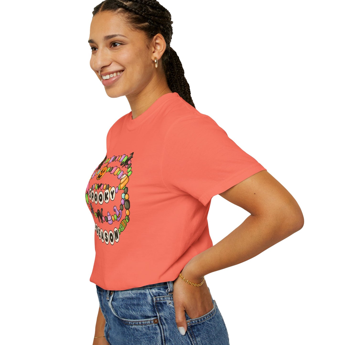 Spooky Season Friendship Bracelet T-shirt | Halloween Fun, Unisex Tee