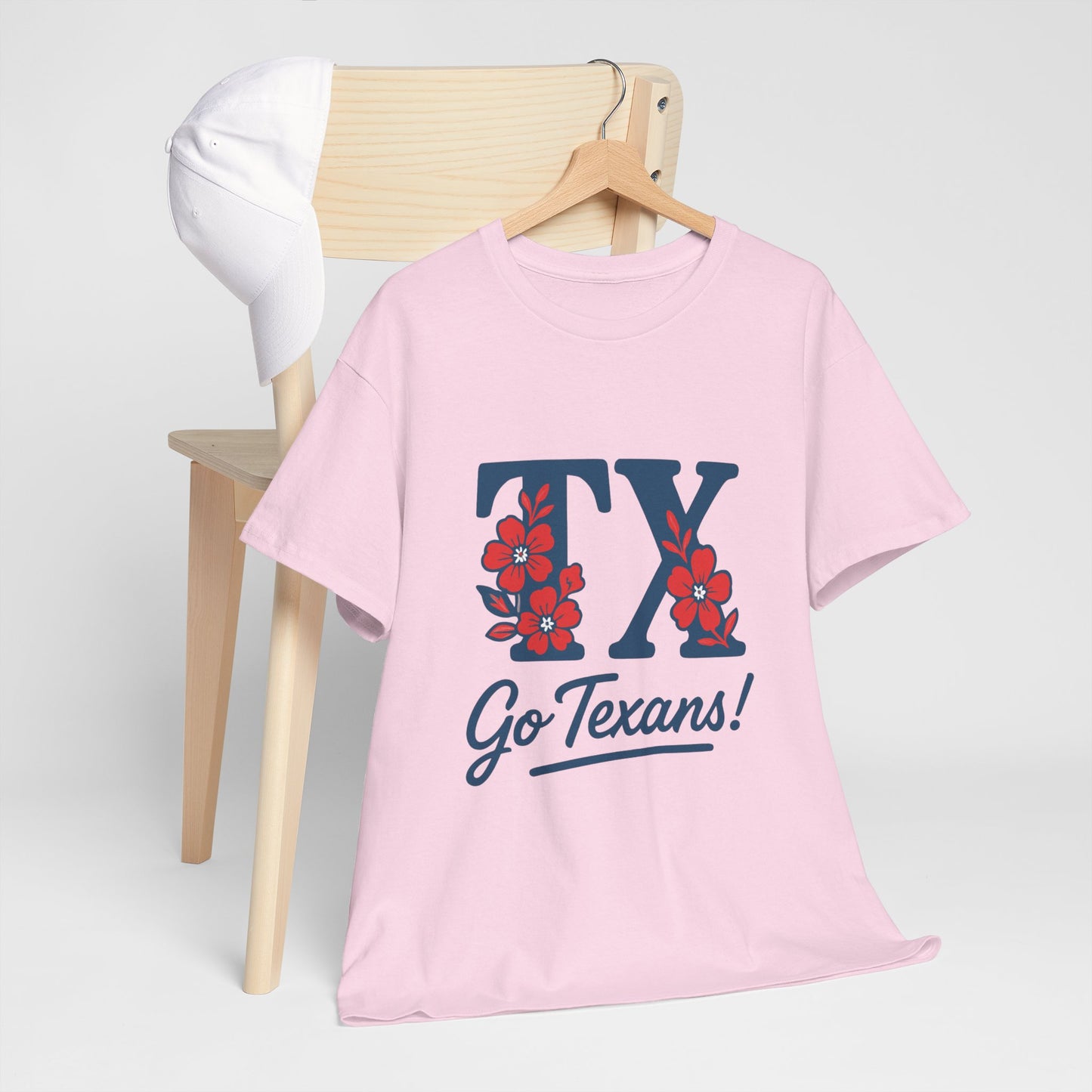 Texas Pride Unisex Cotton Tee | Go Texans! T-Shirt, Casual Wear, Game Day Shirt, Gift for Fans, Spring/Summer Style