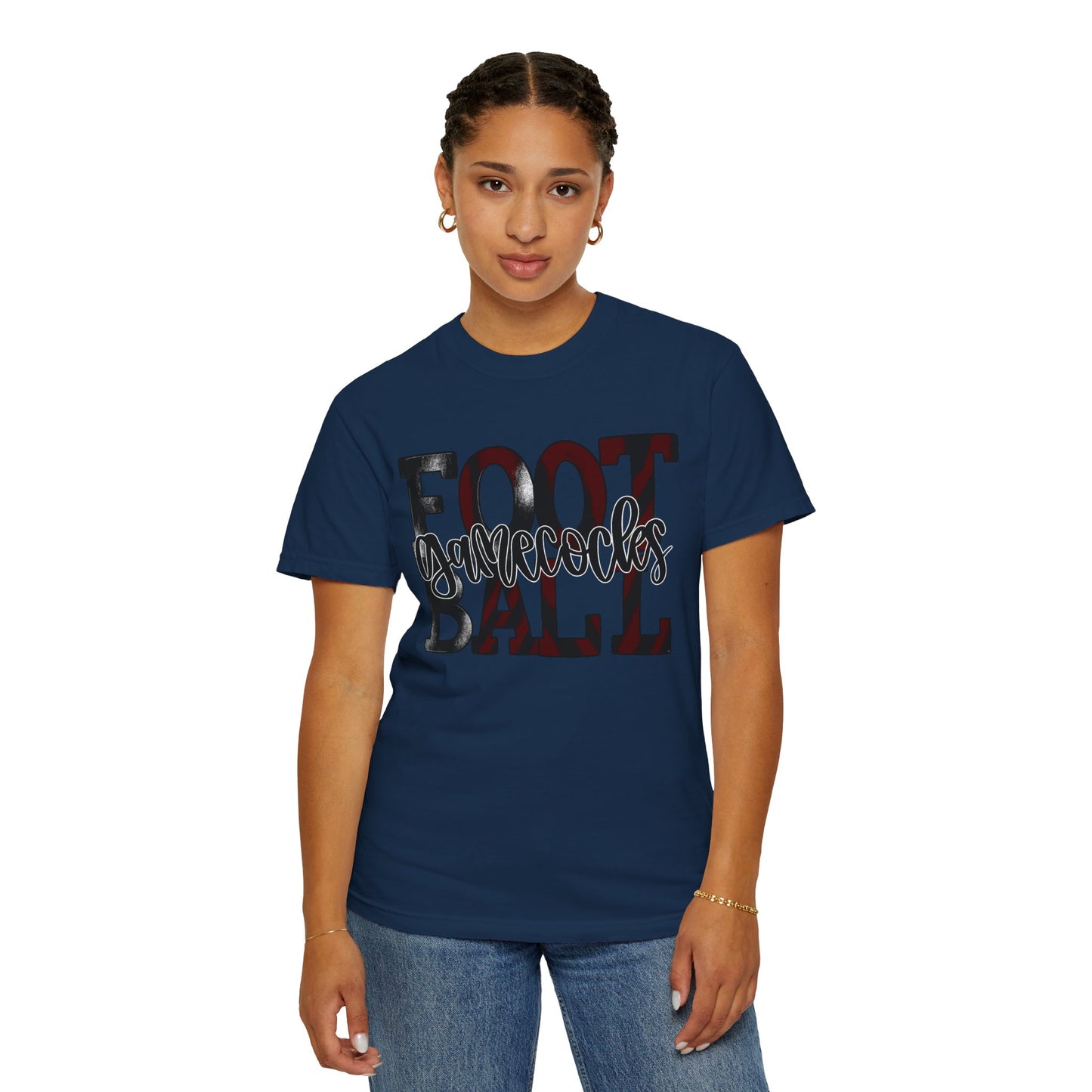 Game Day Football Tee - Unisex Garment-Dyed T-shirt for Fans