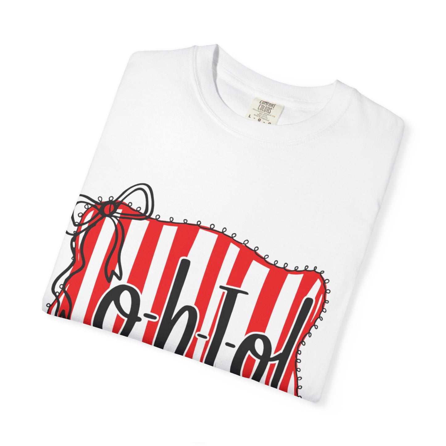 Ohio Stripe T-Shirt - Fun Casual Wear for Columbus Fans