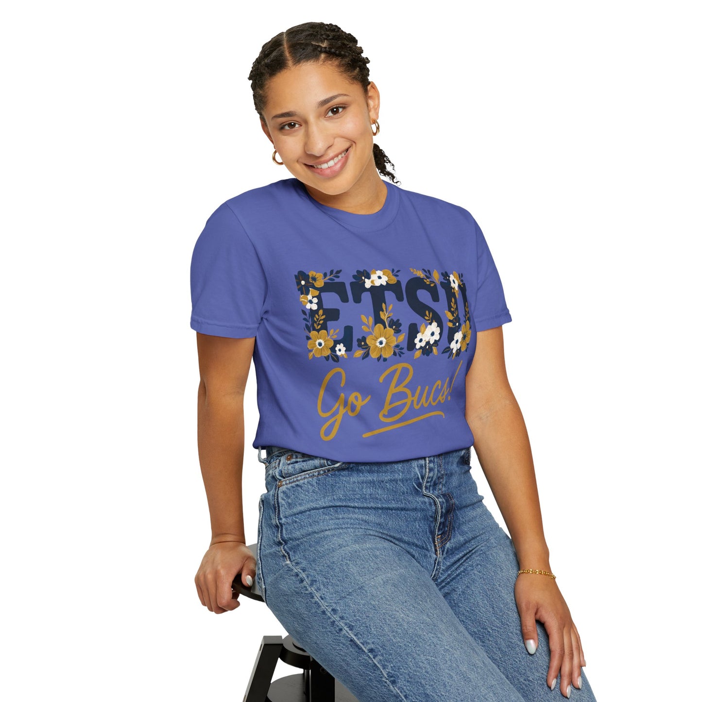 Floral Go Bucs Unisex T-shirt - College Apparel