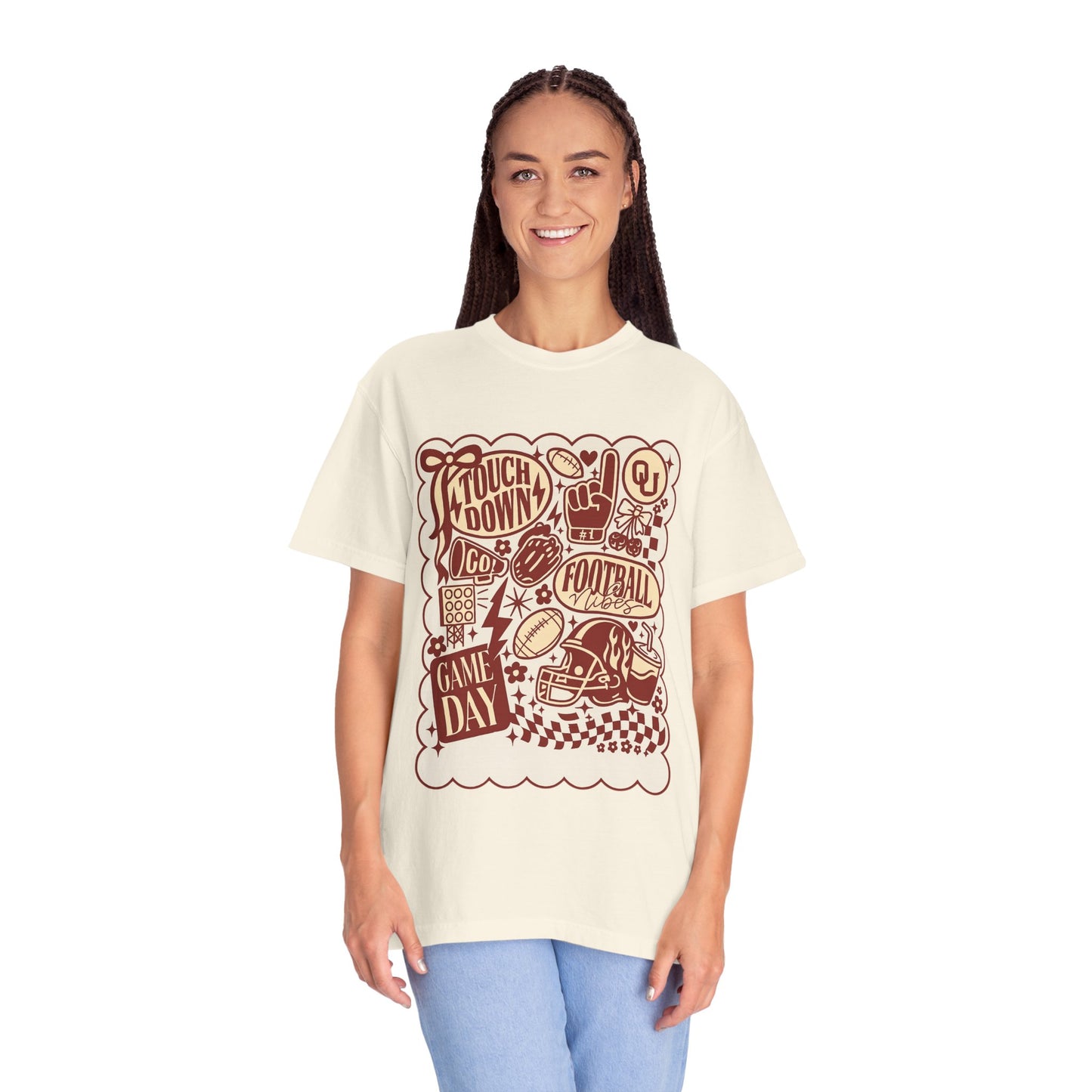 Touchdown Game Day Unisex T-shirt - Football Lover Tee, OkU Celebration