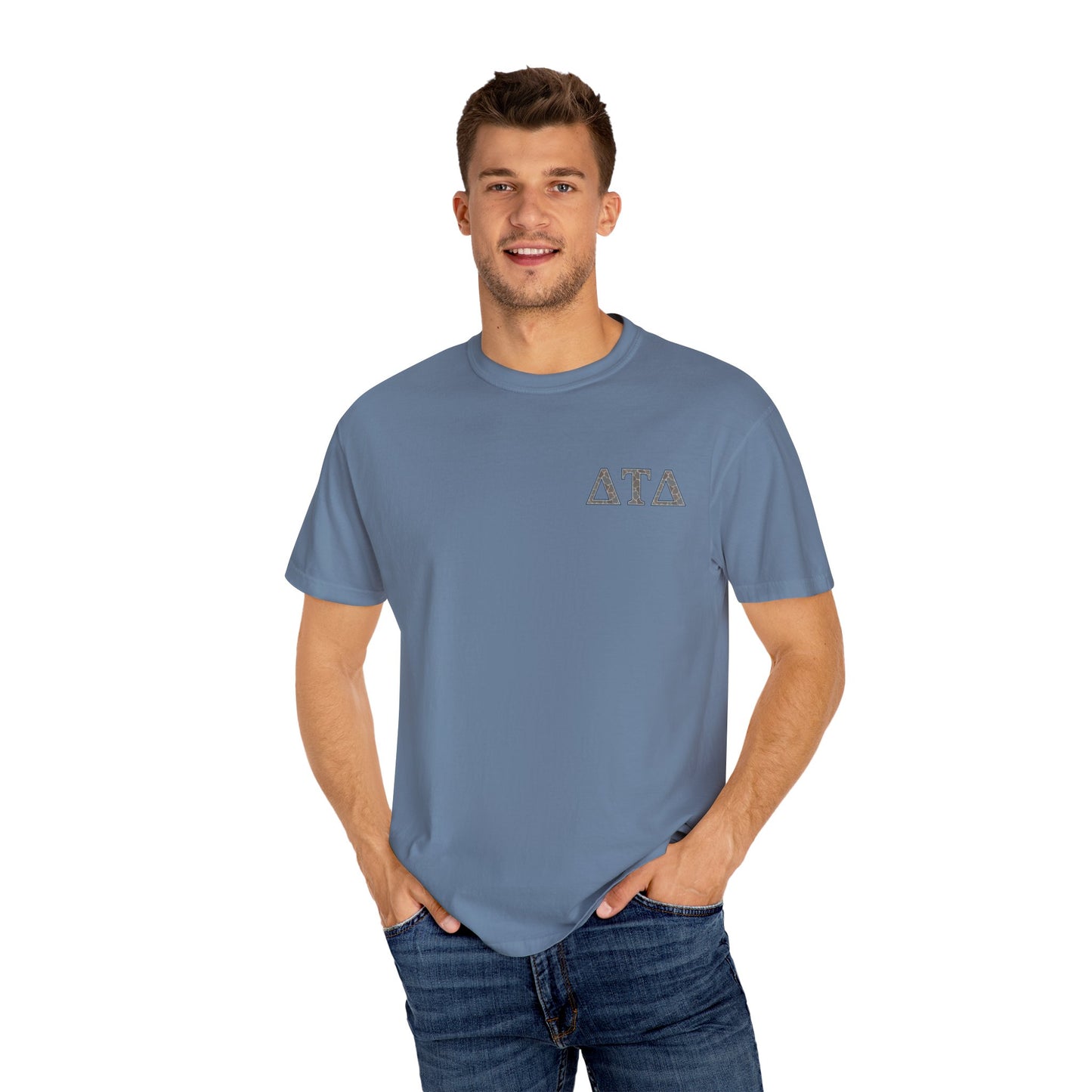 DTD Unisex Garment-Dyed T-shirt | Casual Wear, Sorority Apparel, College Life, Gift for Sorority Sisters, Greek Life Clothing