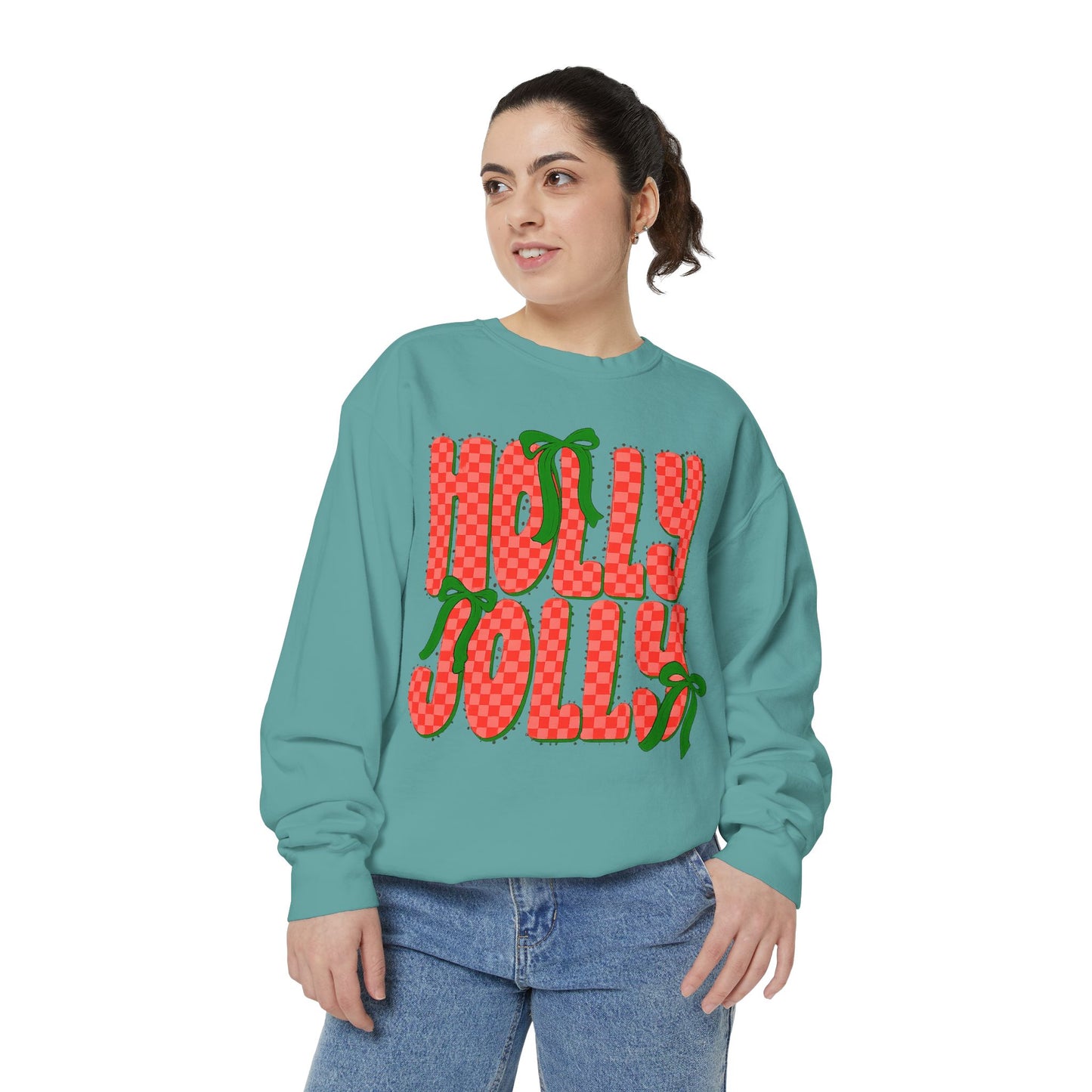 Holly Jolly Sweatshirt — Festive Christmas Holiday Pullover