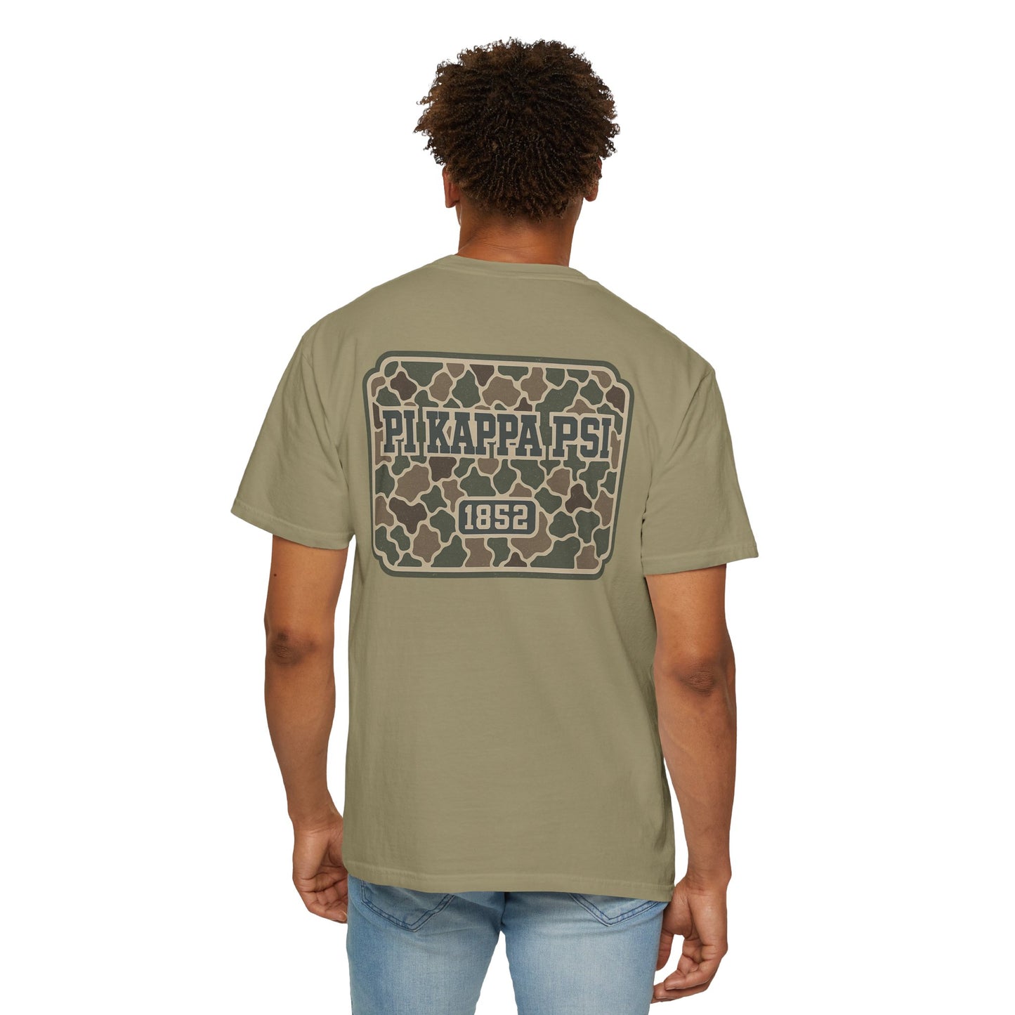 Unisex Garment-Dyed T-shirt with PiKappaPsi Design, Casual Tee, College Apparel, Greek Life Shirt, Unique Gift, Brotherhood T-shirt
