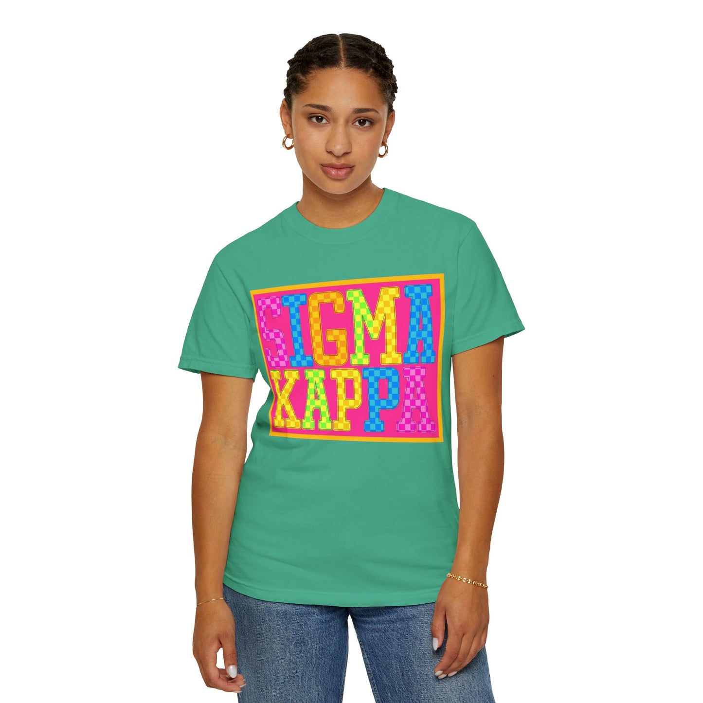Colorful Sigma Kappa T-Shirt | Sorority Apparel