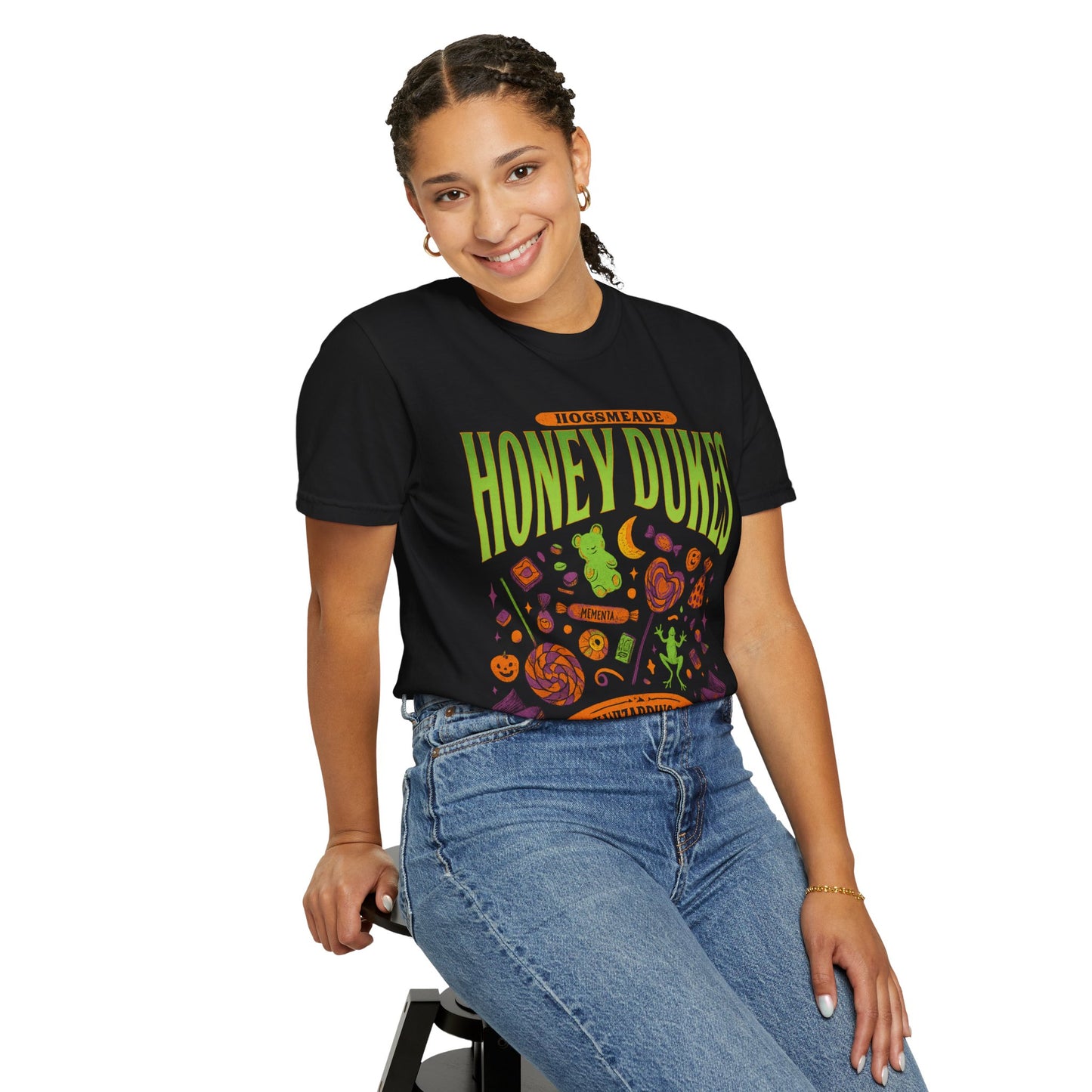 Honey Dukes Wizarding T-Shirt | Unisex Garment-Dyed Tee, Perfect for Fans, Gifts, Celebrations, Cosplay, and Everyday Wear