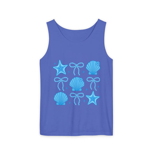 Pearls & Shells Comfort Colors Tank Top