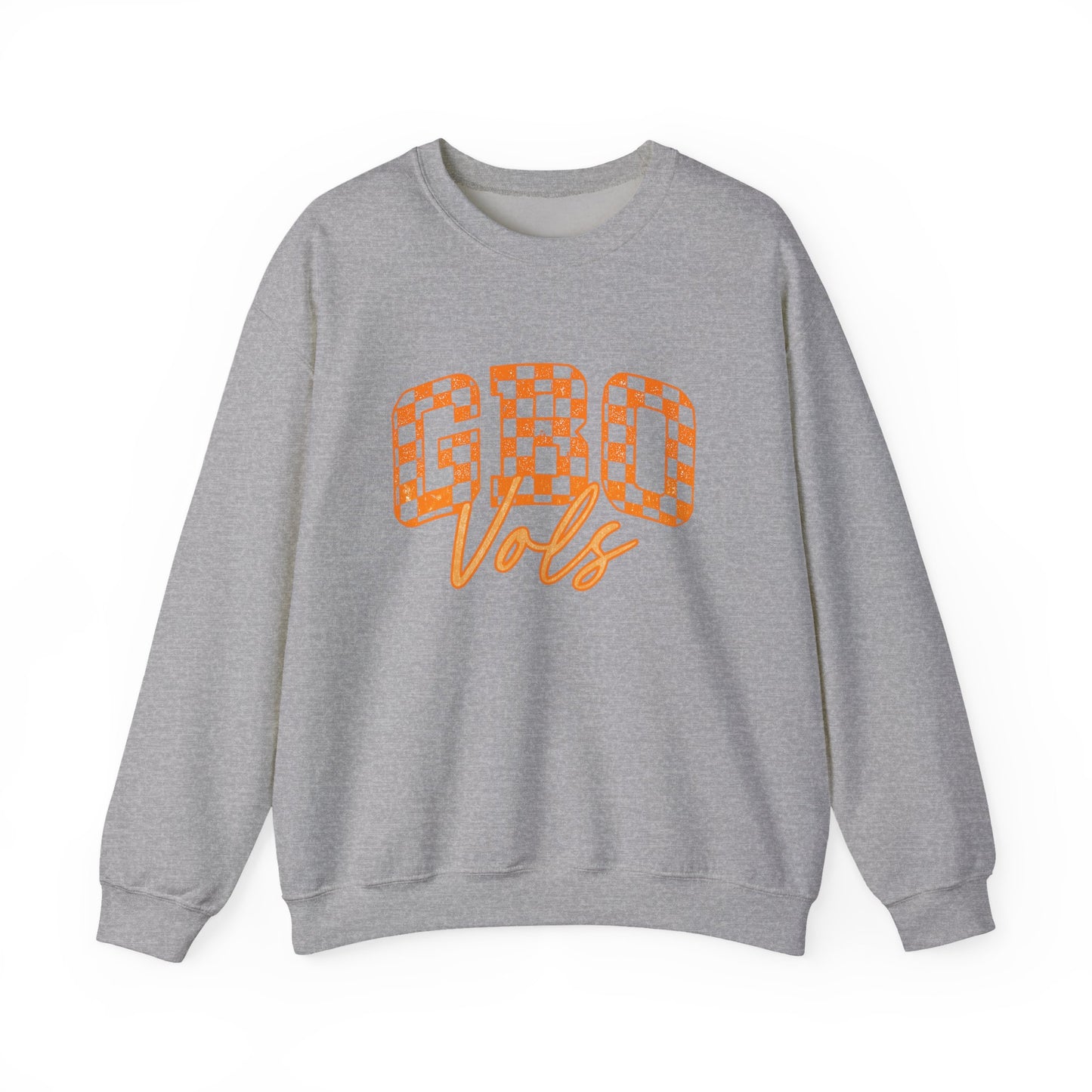 Cozy Chequered Graphic Sweatshirt for GBO Fans, Perfect for Game Days, Casual Outings, and Holidays
