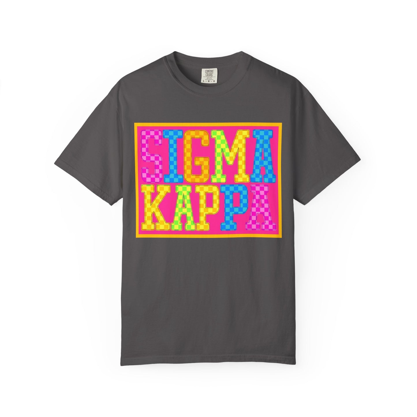 Colorful Sigma Kappa T-Shirt | Sorority Apparel