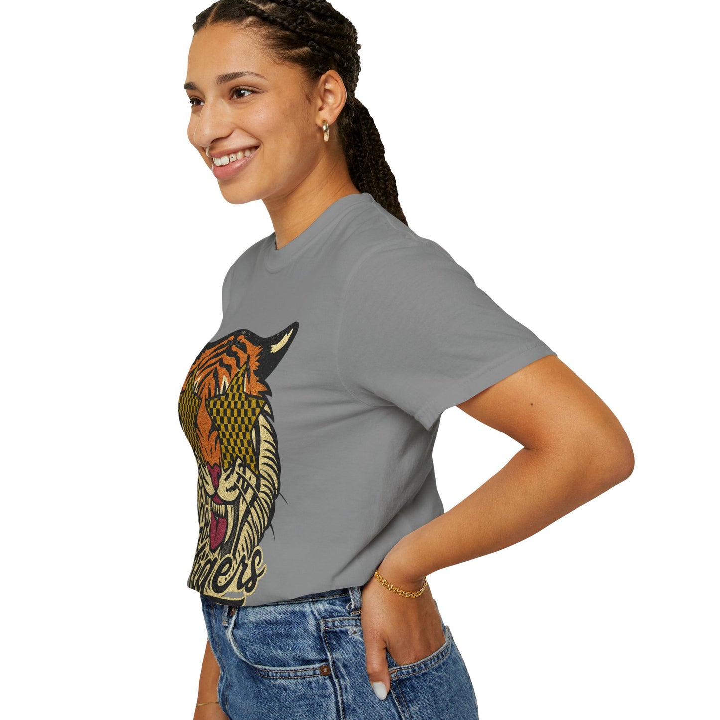 Bold Tiger Graphic Unisex T-Shirt - Go Tigers Design for Missouri Lovers