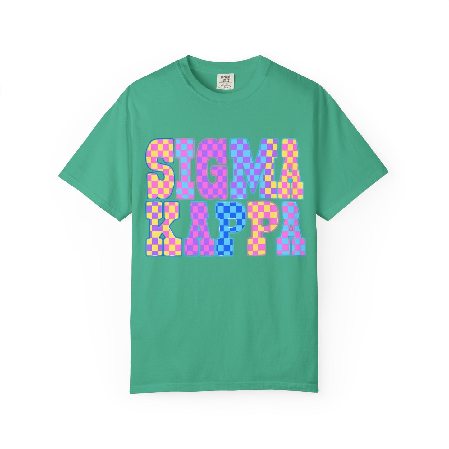 Colorful SigmaKappa T-Shirt - Unisex Garment-Dyed