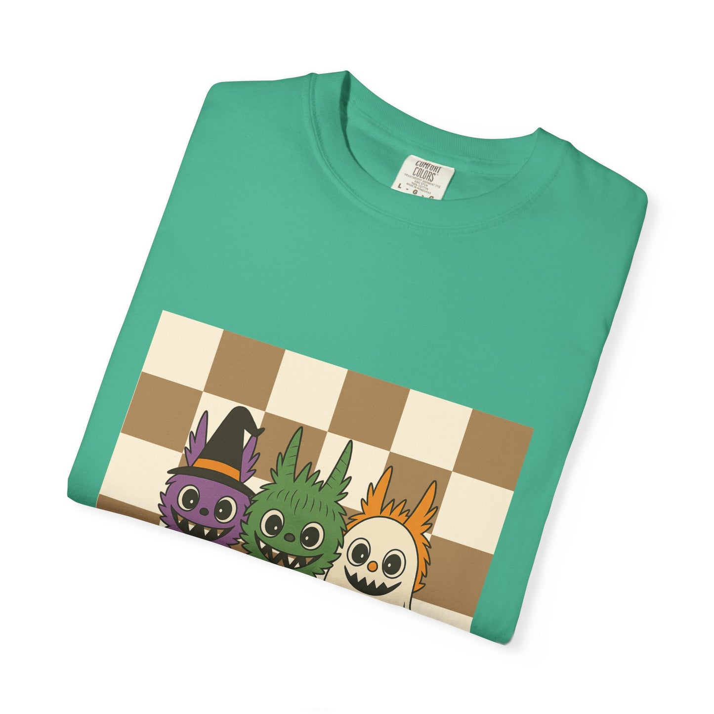 Cute Halloween Monster T-Shirt, Spooky Graphic Tee, Fall Apparel, Unisex Shirt, Trick or Treat, Halloween Party Outfit