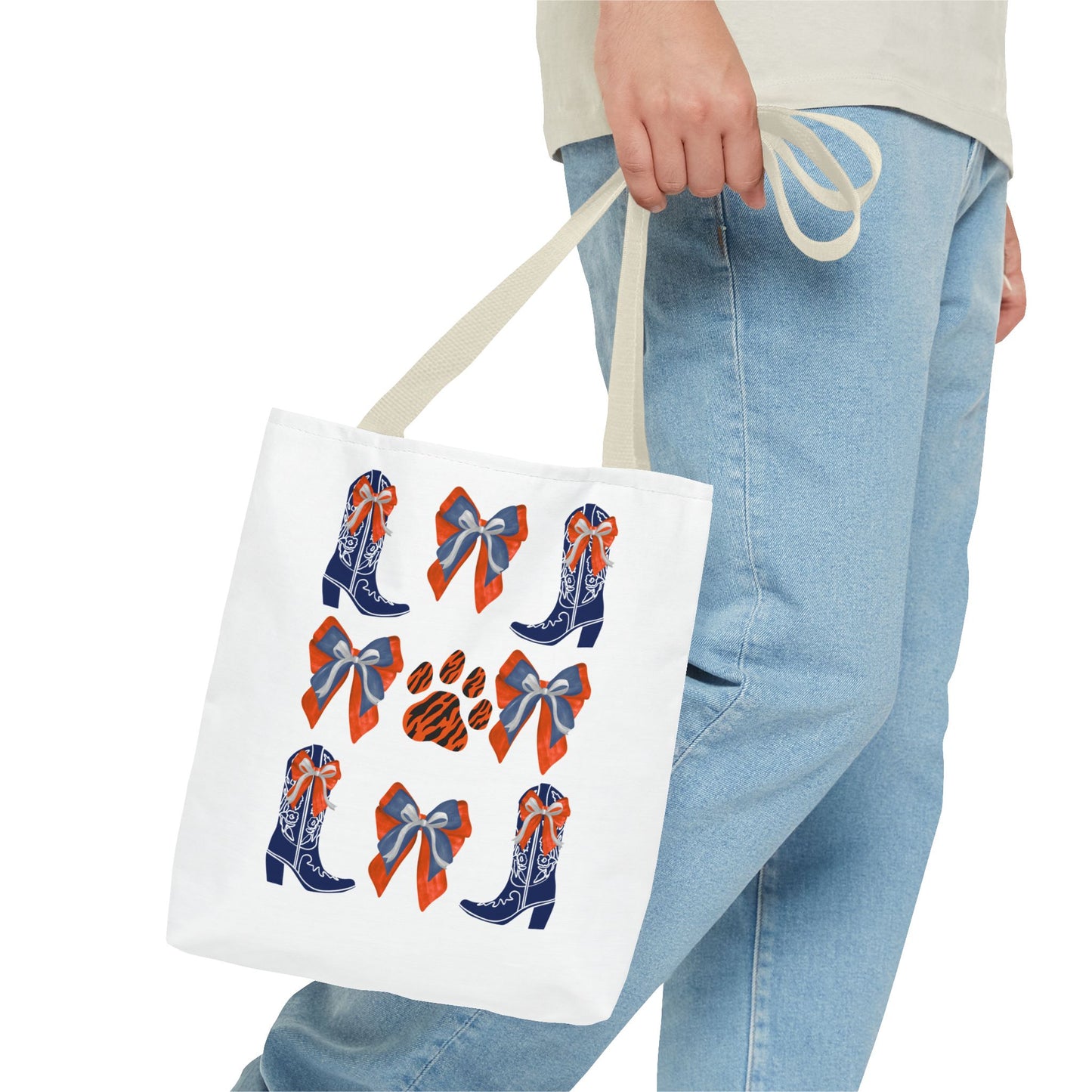 Au Tigers Spirit Tote Bag, Cute Accessories, Back to School, Gift for Sports Fans, Cheerleading Team Bag, war eagle, go tigers, auburn game day, auburn fan gift, graduation gift, auburn alumni