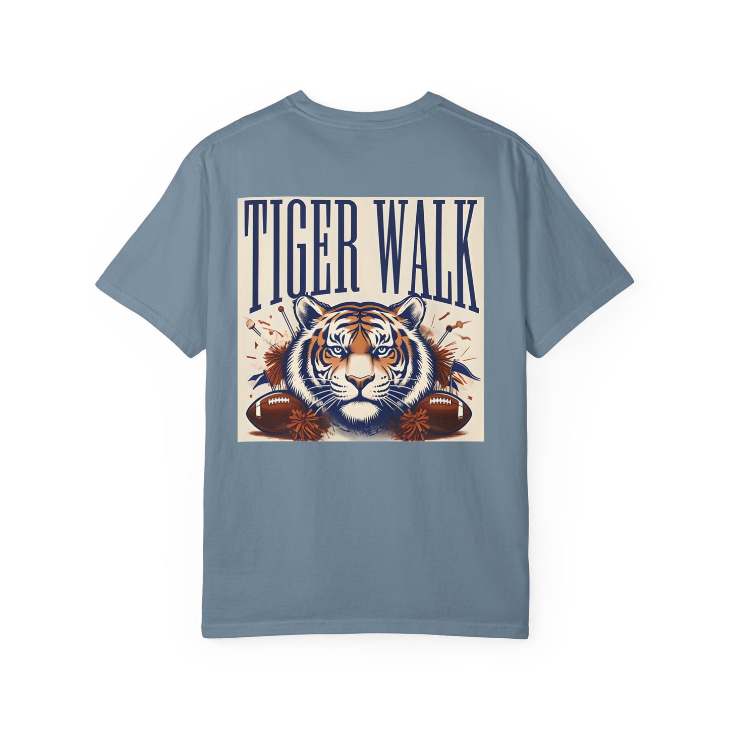 War Eagle Tiger Walk Unisex T-Shirt, Casual Tee, College Apparel, Game Day Shirt, Sports Fan Gear, Gift for Auburn Fans