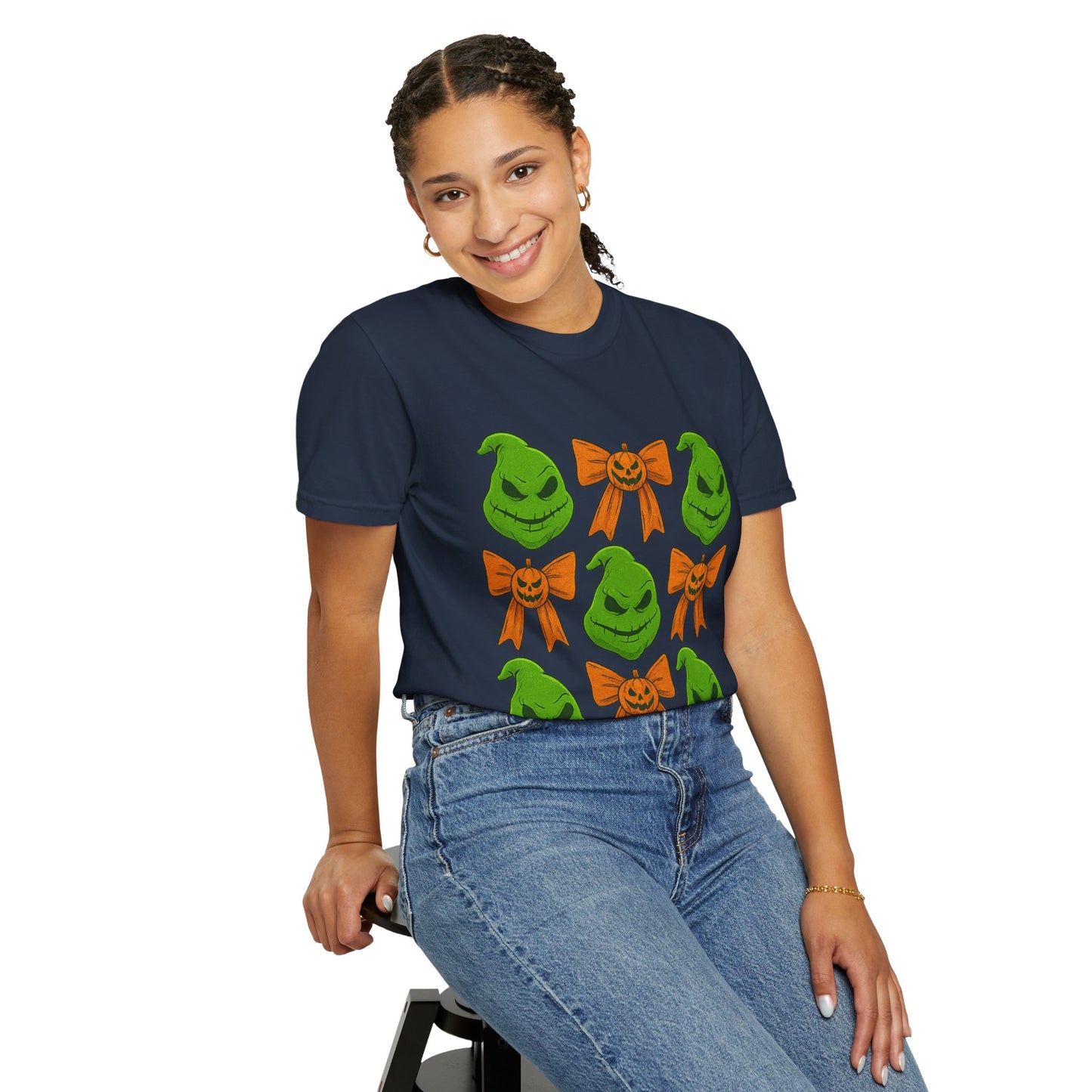 Oogie Boogie Holiday T-Shirt | Fun Gift for Christmas, Unisex Cotton Tee, Festive Apparel, Grinch Lovers, Green Character Design