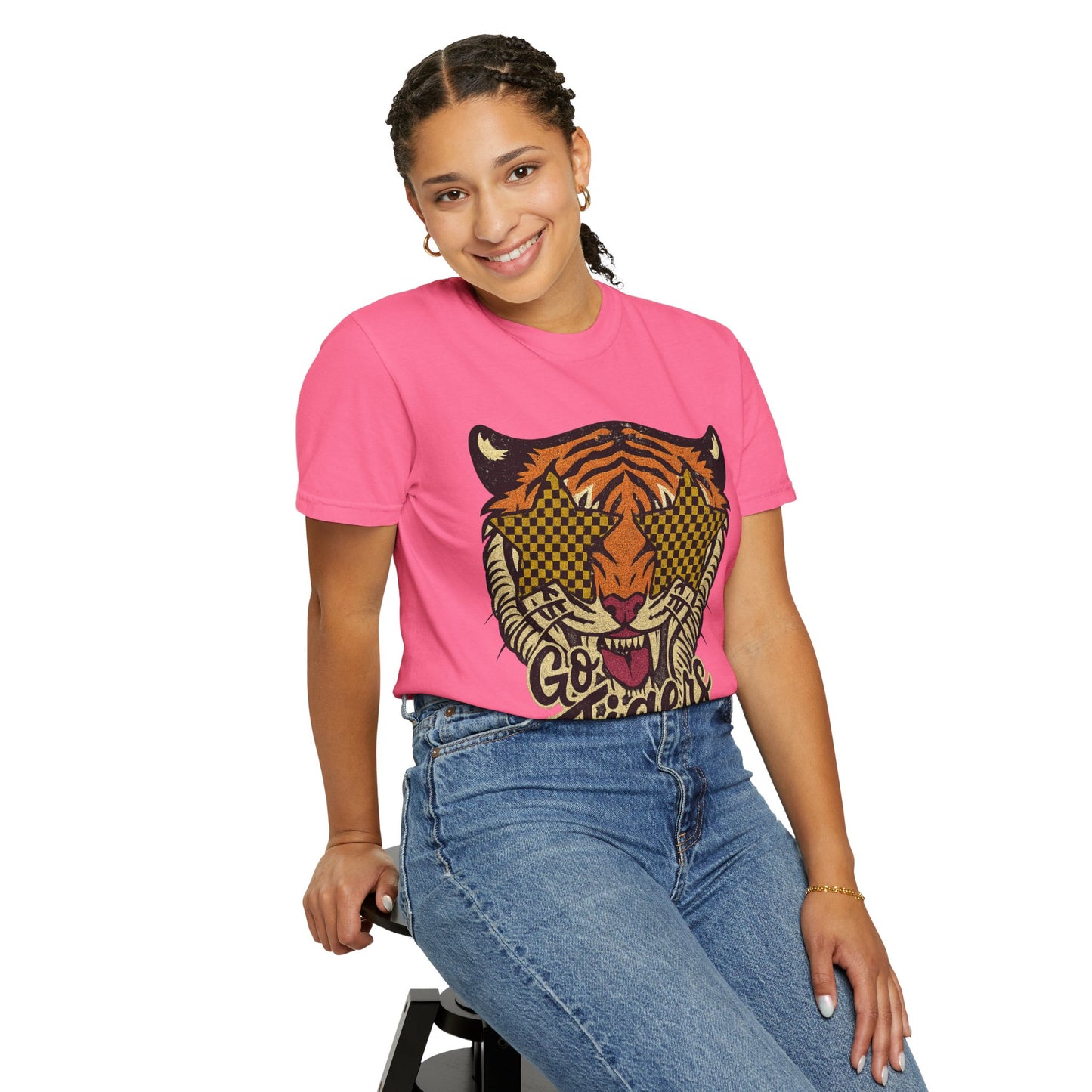 Bold Tiger Graphic Unisex T-Shirt - Go Tigers Design for Missouri Lovers