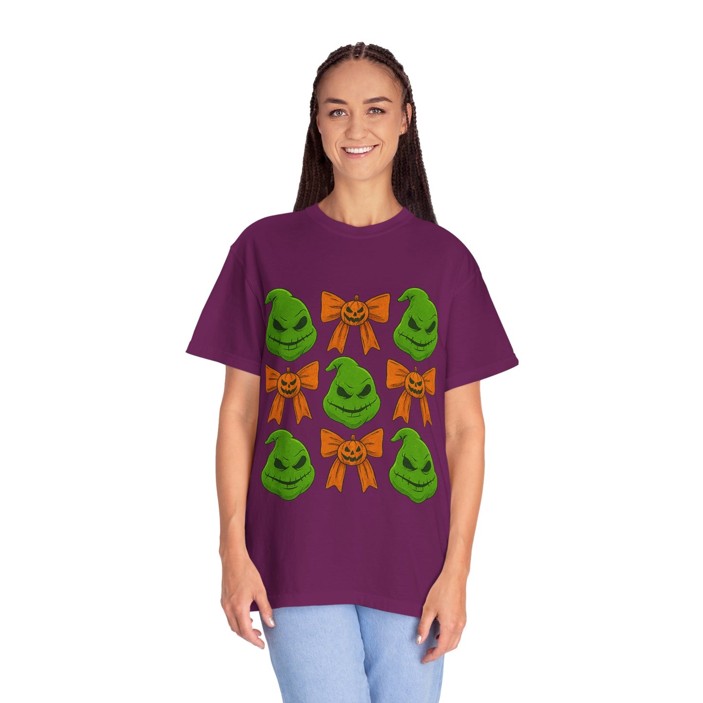 Oogie Boogie Holiday T-Shirt | Fun Gift for Christmas, Unisex Cotton Tee, Festive Apparel, Grinch Lovers, Green Character Design