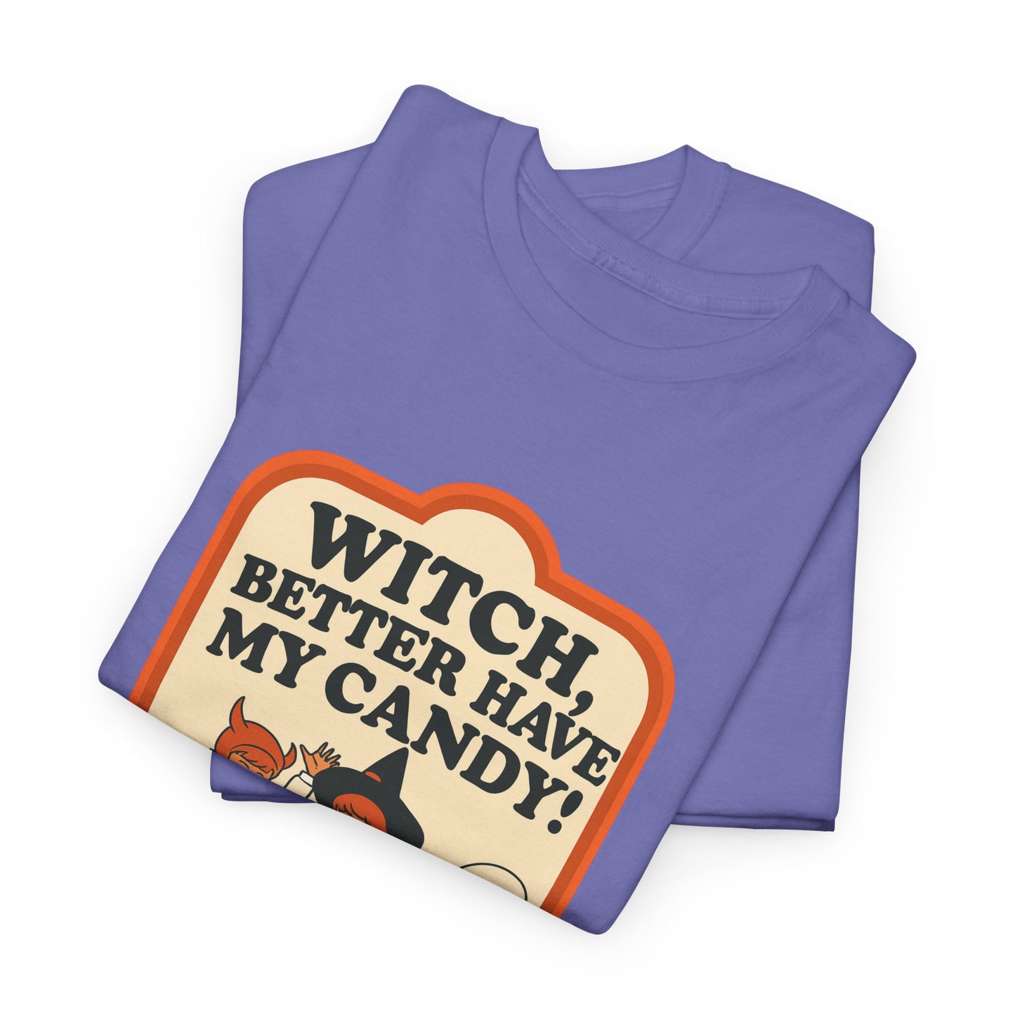 Halloween Witch Candy Tee - Unisex Cotton Shirt