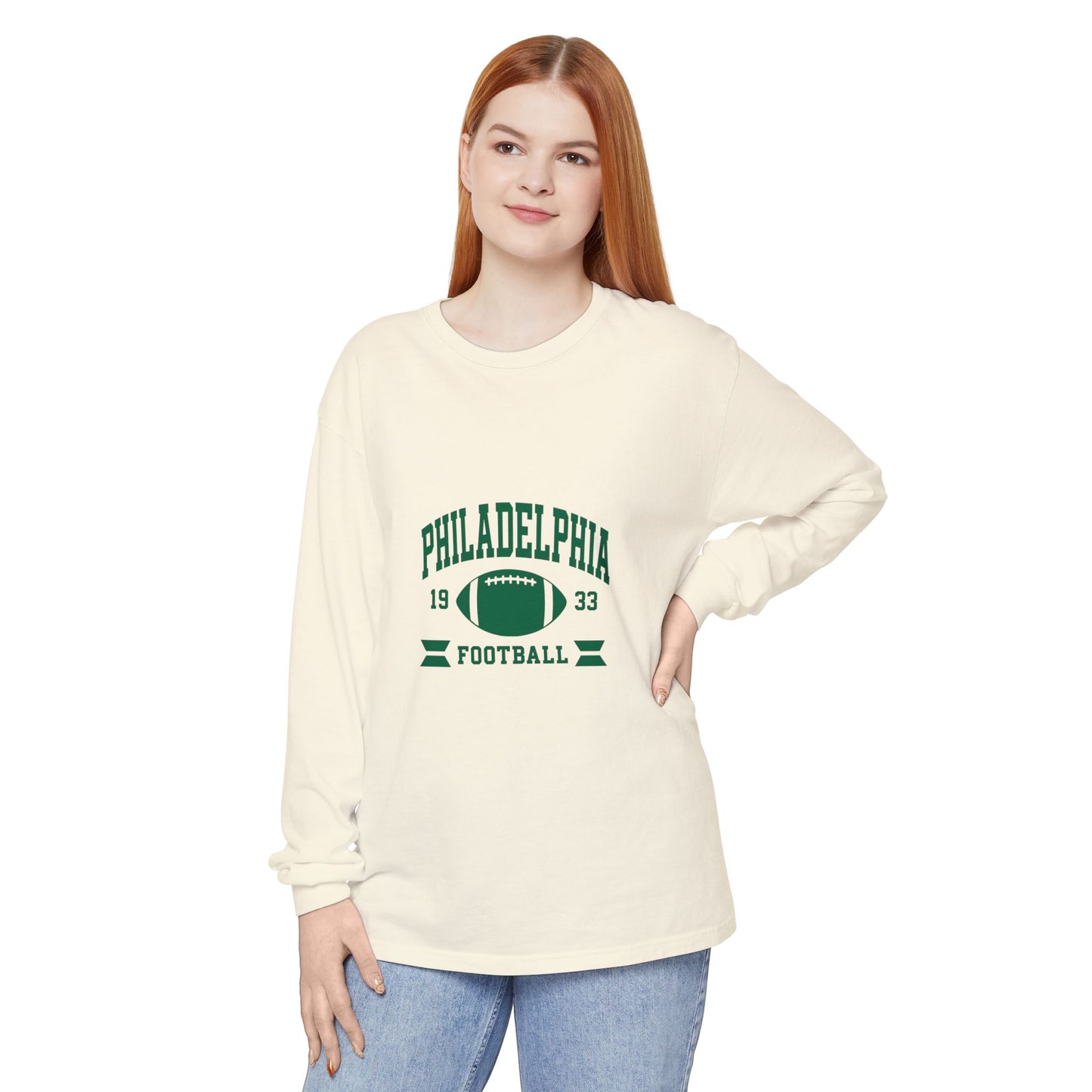 Vintage Philadelphia Football Long Sleeve T-Shirt