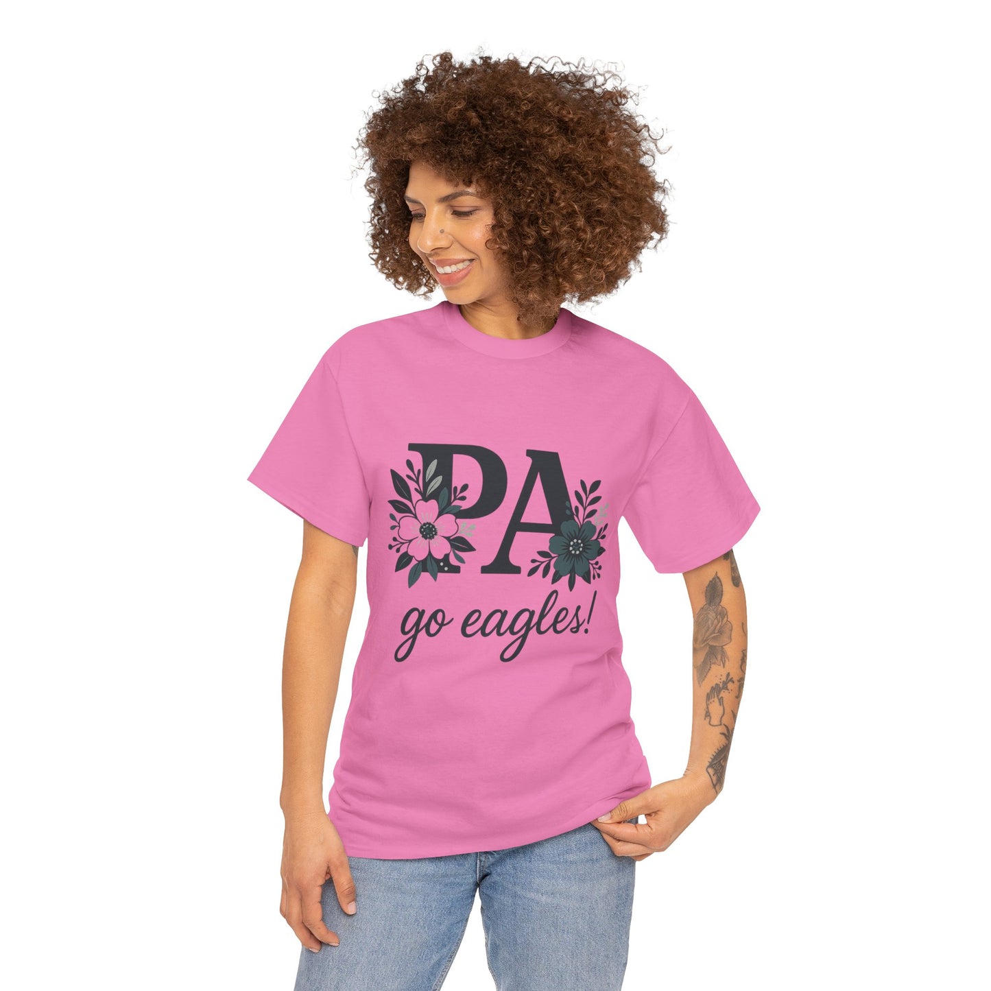 Floral PA Eagles Tee