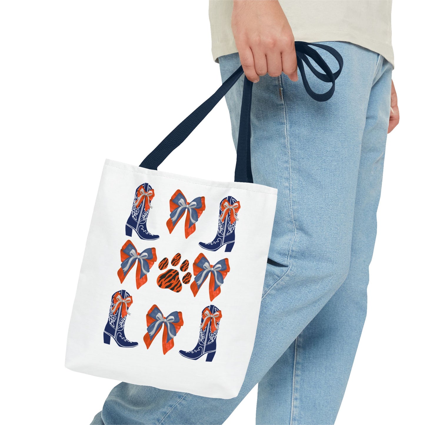 Au Tigers Spirit Tote Bag, Cute Accessories, Back to School, Gift for Sports Fans, Cheerleading Team Bag, war eagle, go tigers, auburn game day, auburn fan gift, graduation gift, auburn alumni