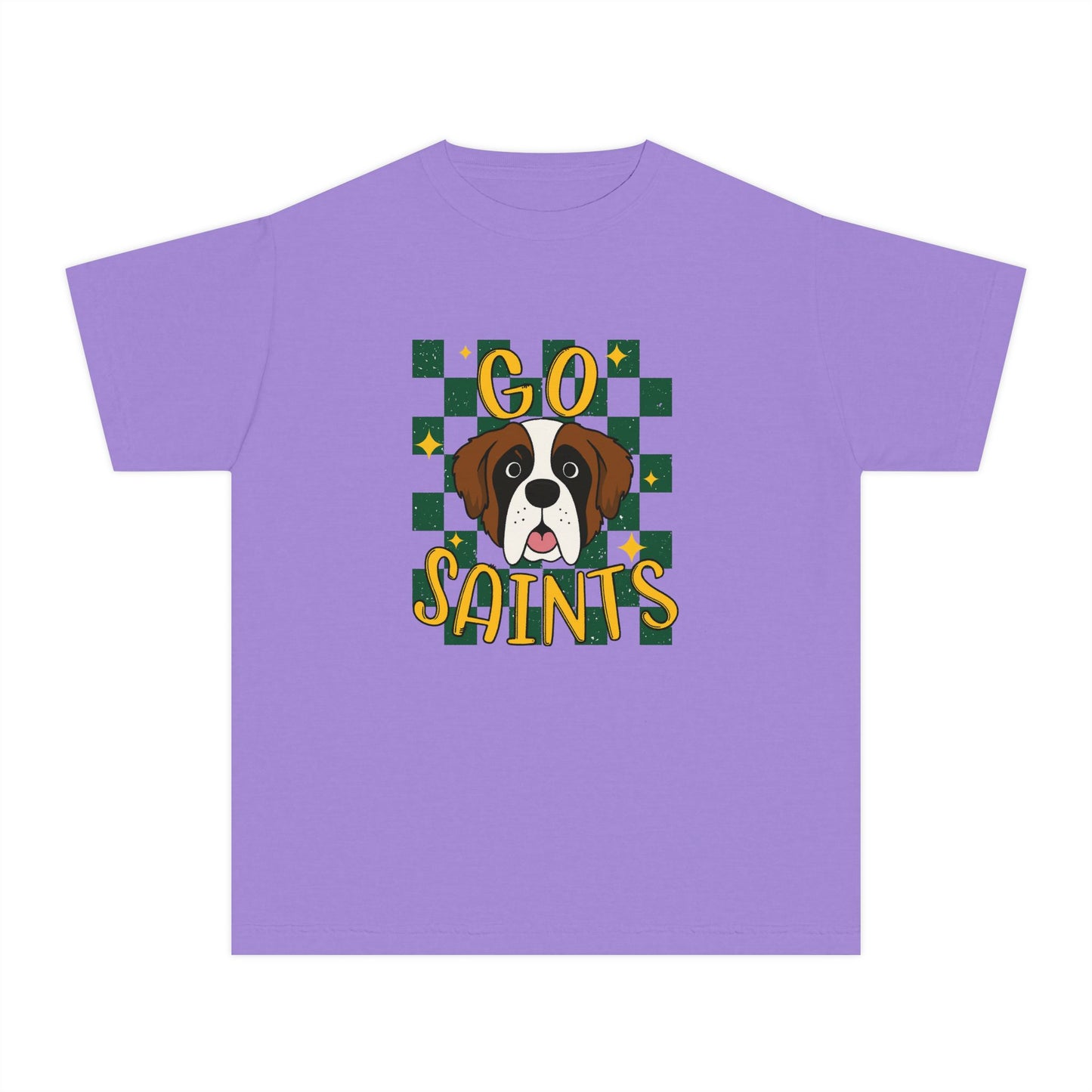 Saints Youth Tee - Perfect for Game Day, Dog Lovers, Team Spirit, Sporty Outfit, Gift for Kids