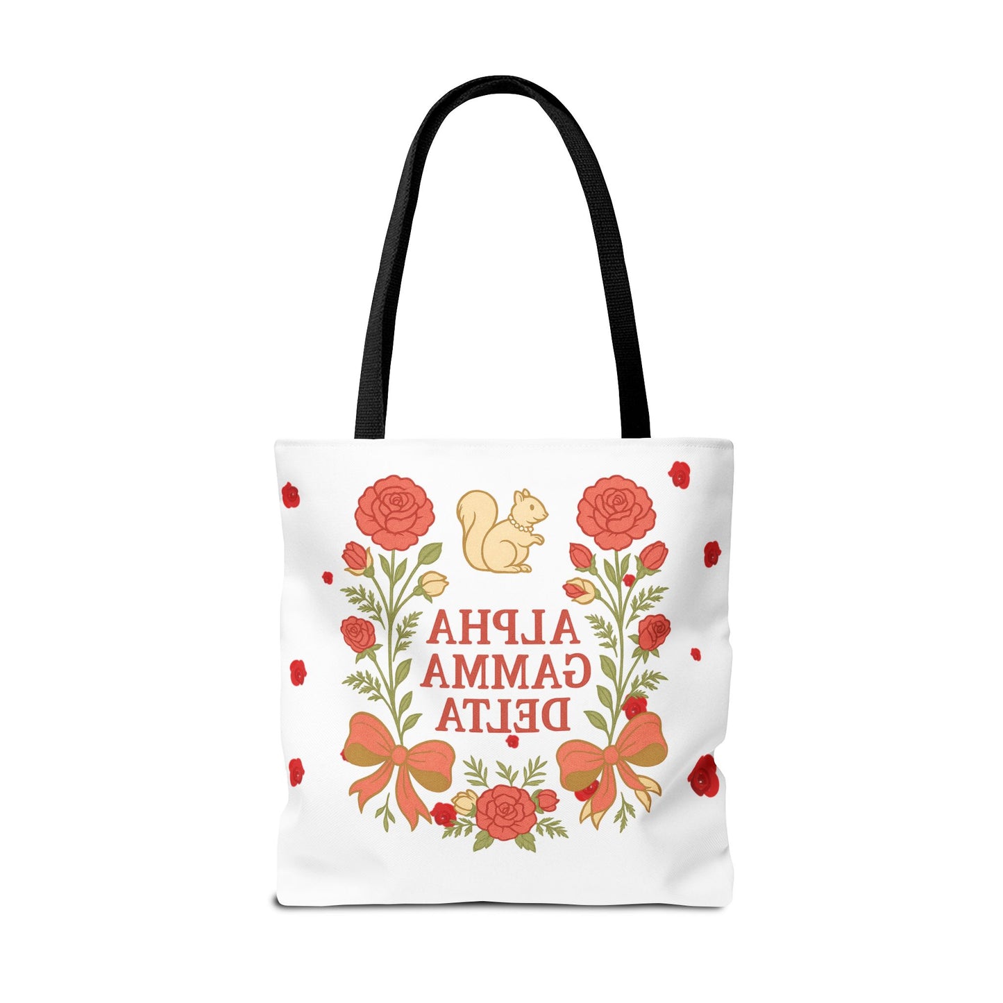 Floral Tote Bag | Alpha Gamma Delta Collection | Perfect for Sorority Events & Graduates