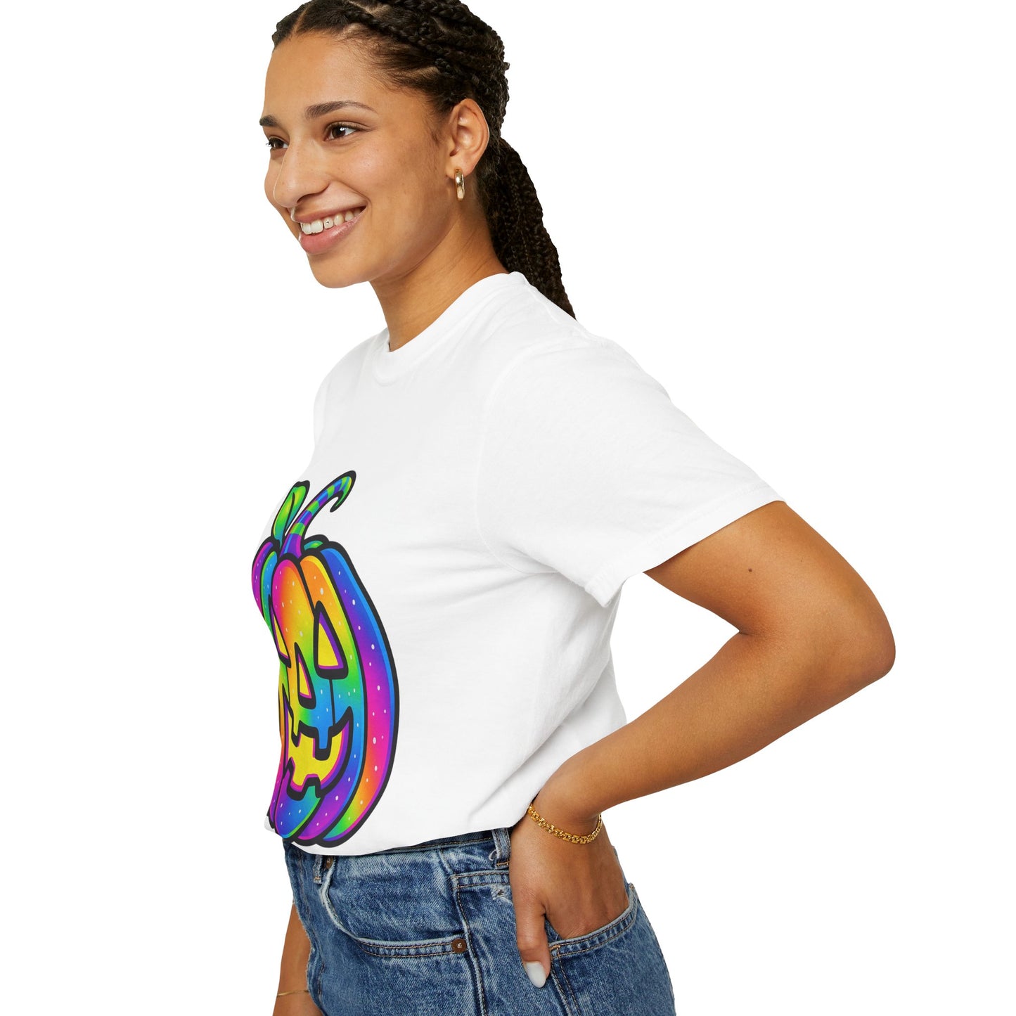 Colorful Pumpkin T-shirt for Halloween