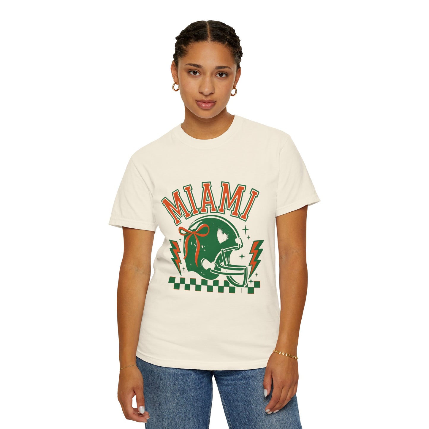 Miami Football Garment-Dyed T-Shirt