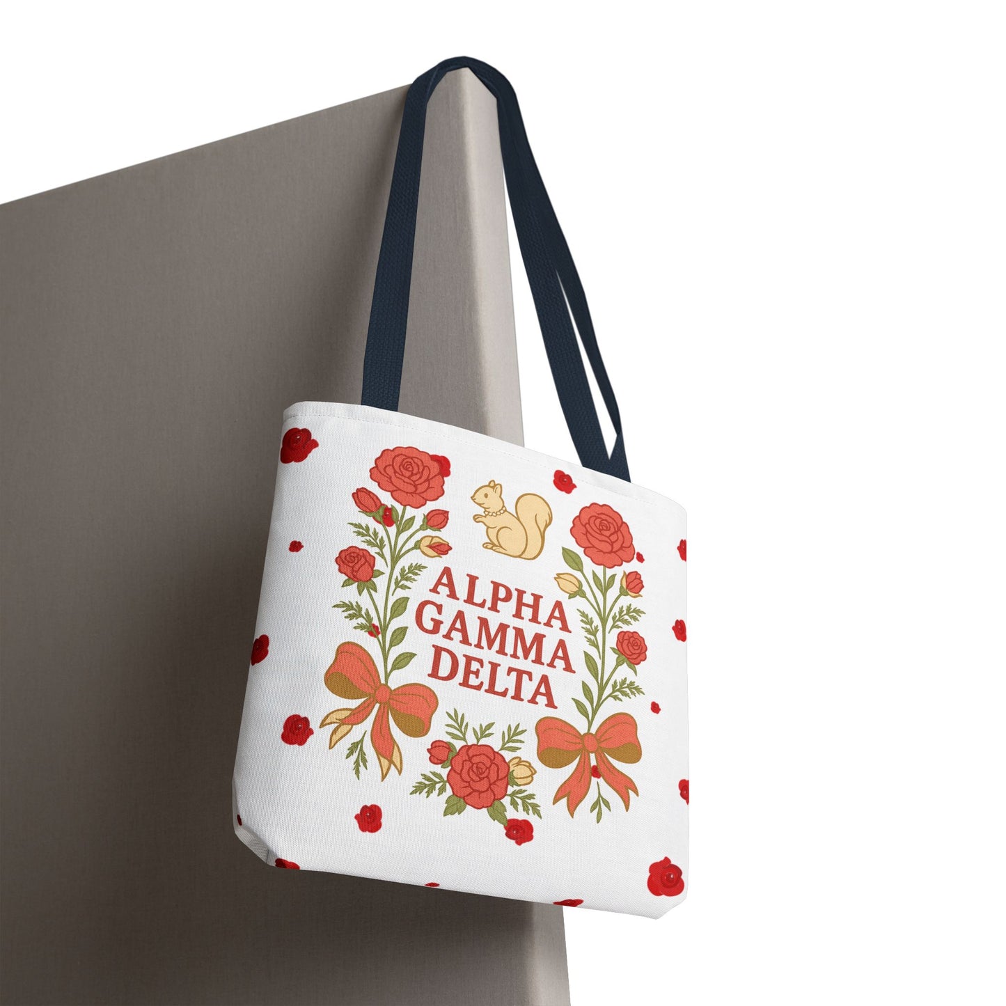 Floral Tote Bag | Alpha Gamma Delta Collection | Perfect for Sorority Events & Graduates