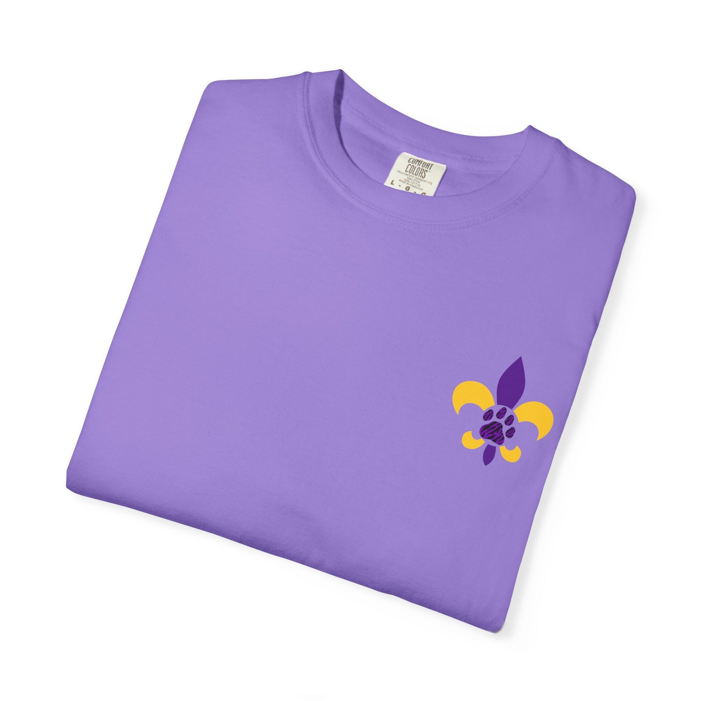 Baton Rouge Spirit T-Shirt - Unisex Garment-Dyed Tee for Game Day, College Football, Mardi Gras, Team Pride, Casual Wear