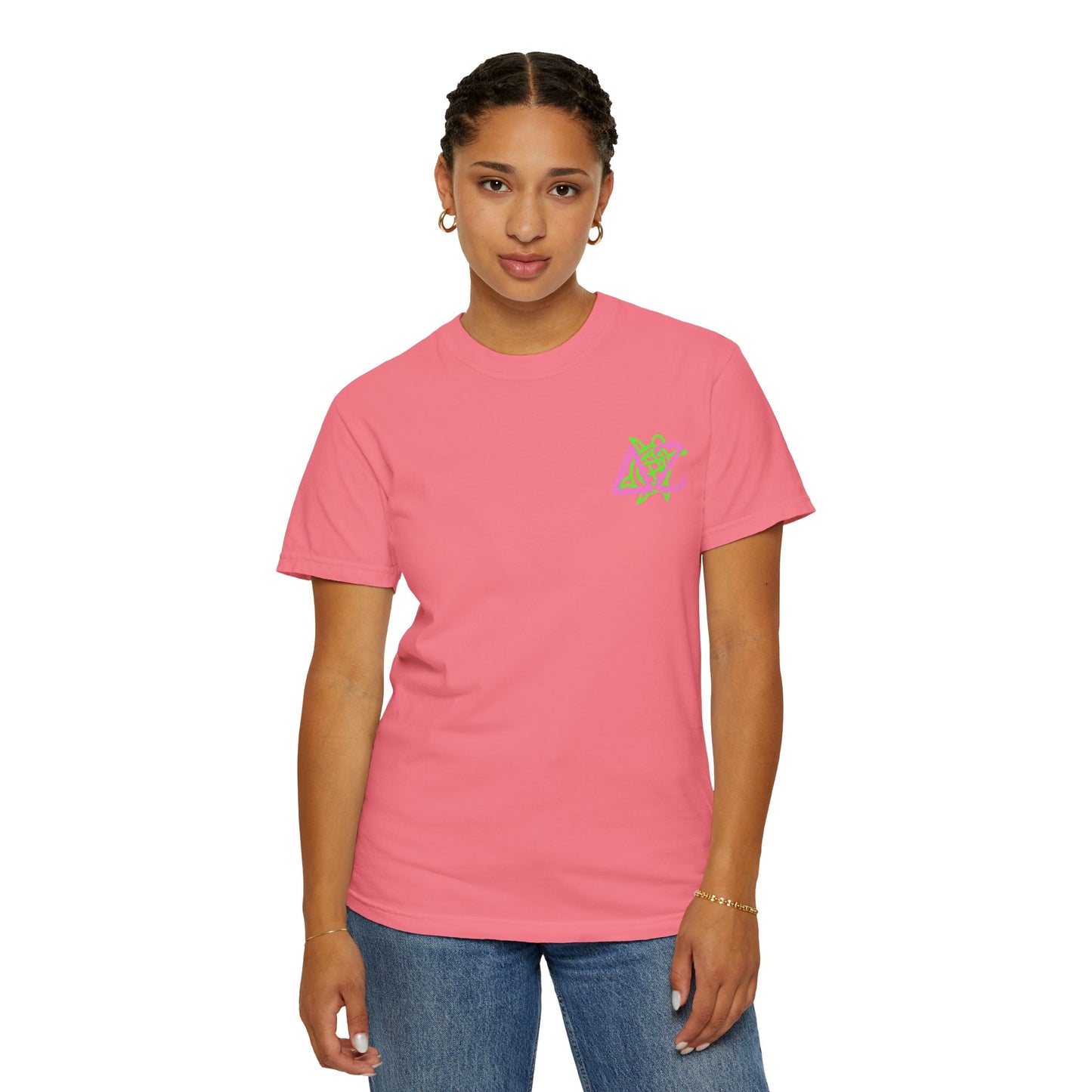 Delta Zeta Unisex T-Shirt, Sorority Shirt, Garment-Dyed Tee, Cute College Top, Sisterhood Apparel, Gift for Sorority Sisters