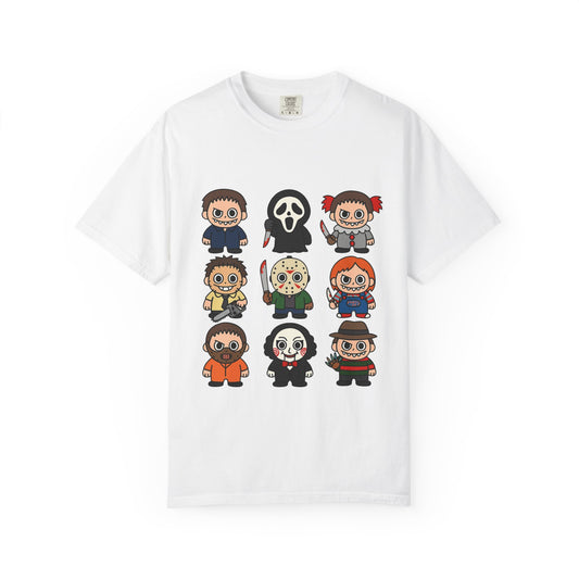 Pop Culture Horror Character T-Shirt, Unisex Tee, Halloween Tee, Horror Movie Merch, Funny Graphic Shirt, Gift for Horror Fans