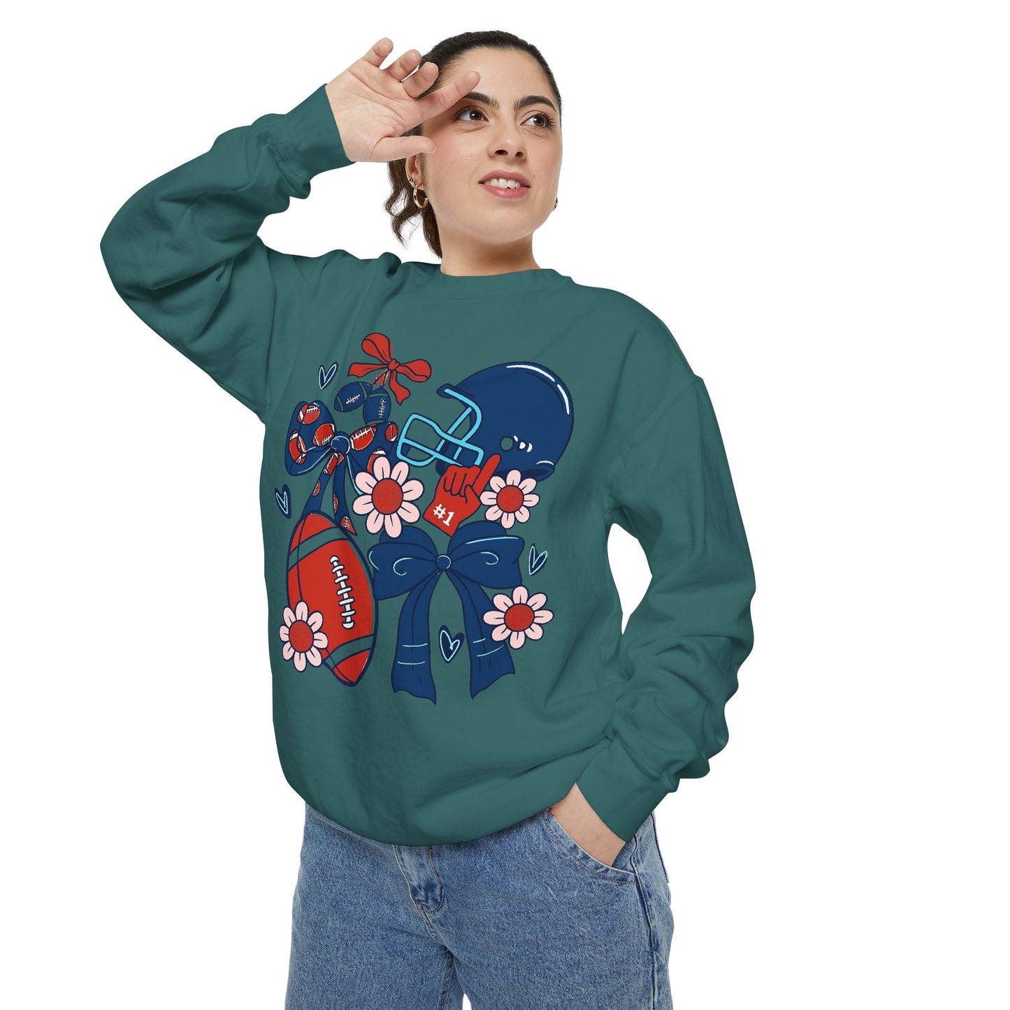 Football Game Day Unisex Sweatshirt - Comfort Colors