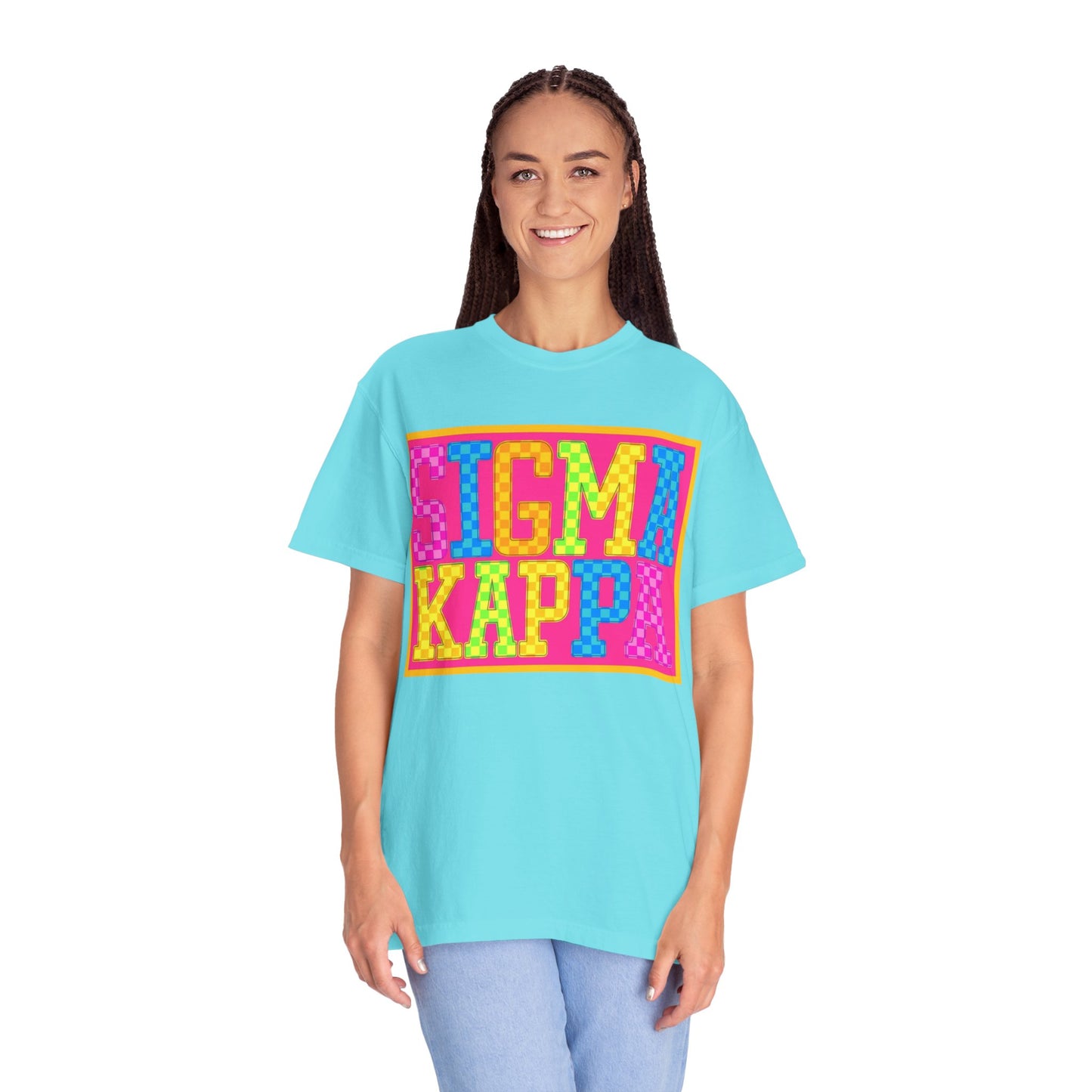Colorful Sigma Kappa T-Shirt | Sorority Apparel