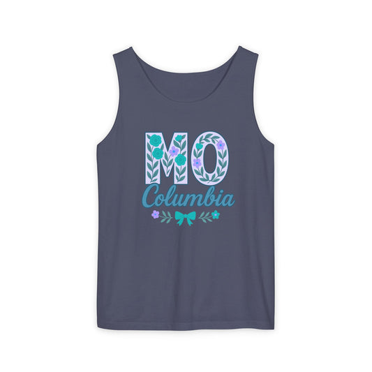 Missouri State Pride Tank Top, Unisex Summer Shirt, Columbia MO Graphic Tee, Comfort Colors, Graduation Gift