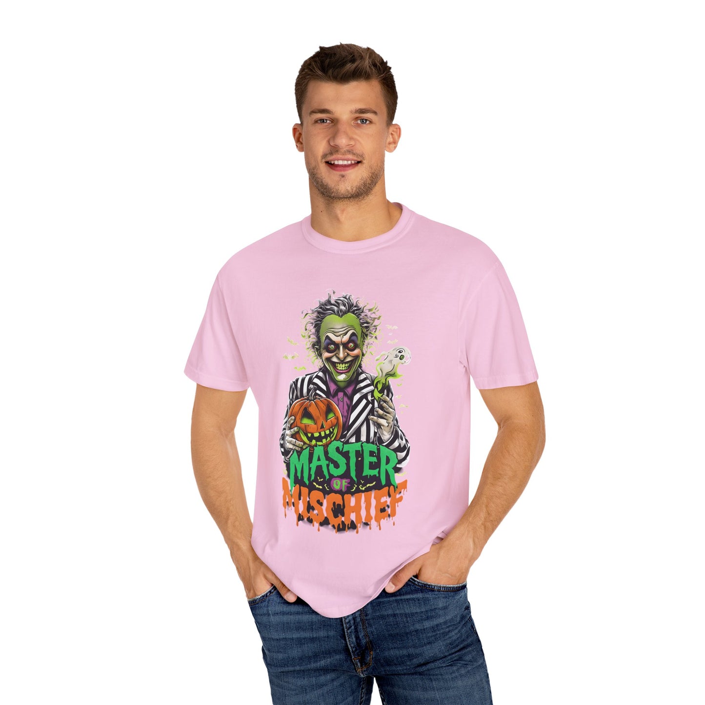 Master of Mischief Unisex T-Shirt, Halloween Party Shirt, Costume Tee, Spooky Gift, Fall Apparel, Graphic Tee
