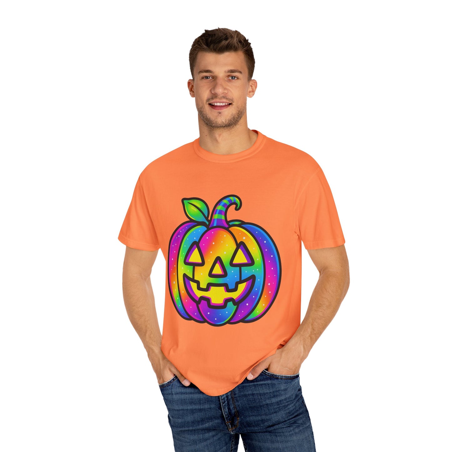 Colorful Pumpkin T-shirt for Halloween