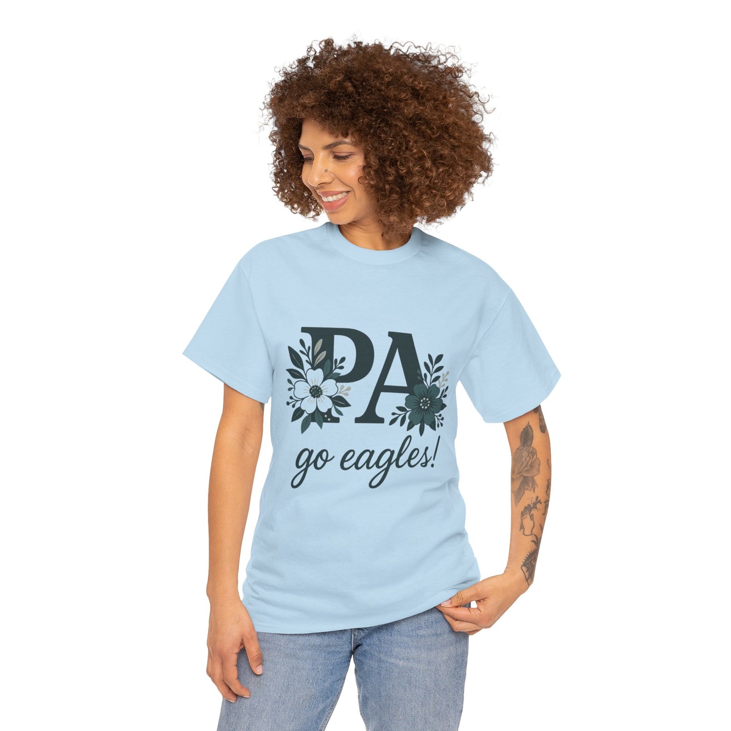 Floral PA Eagles Tee