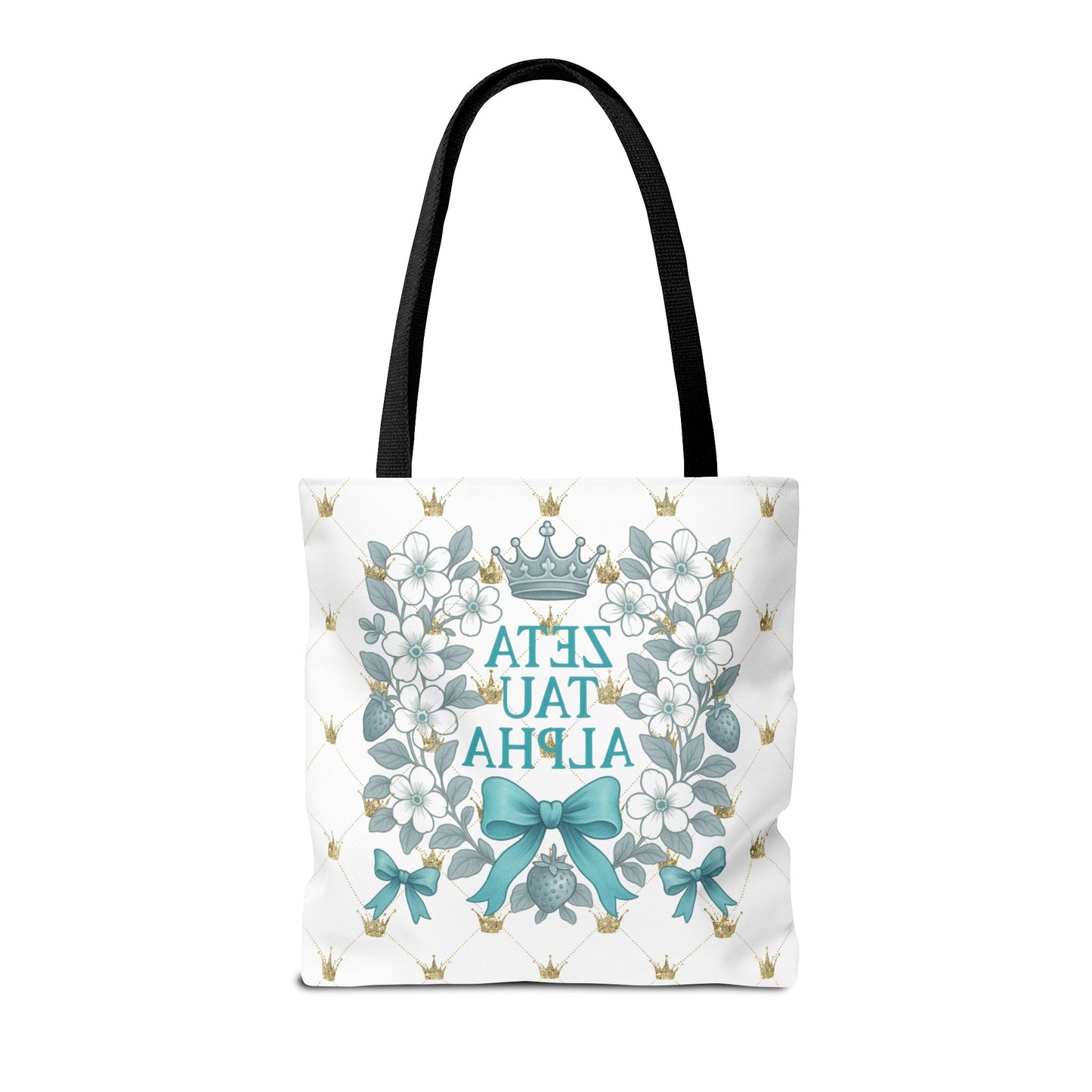 Zeta Tau Alpha Tote Bag | Sorority Bags, Floral Design, Gift for Sisters, Campus Essentials, Personalized Tote