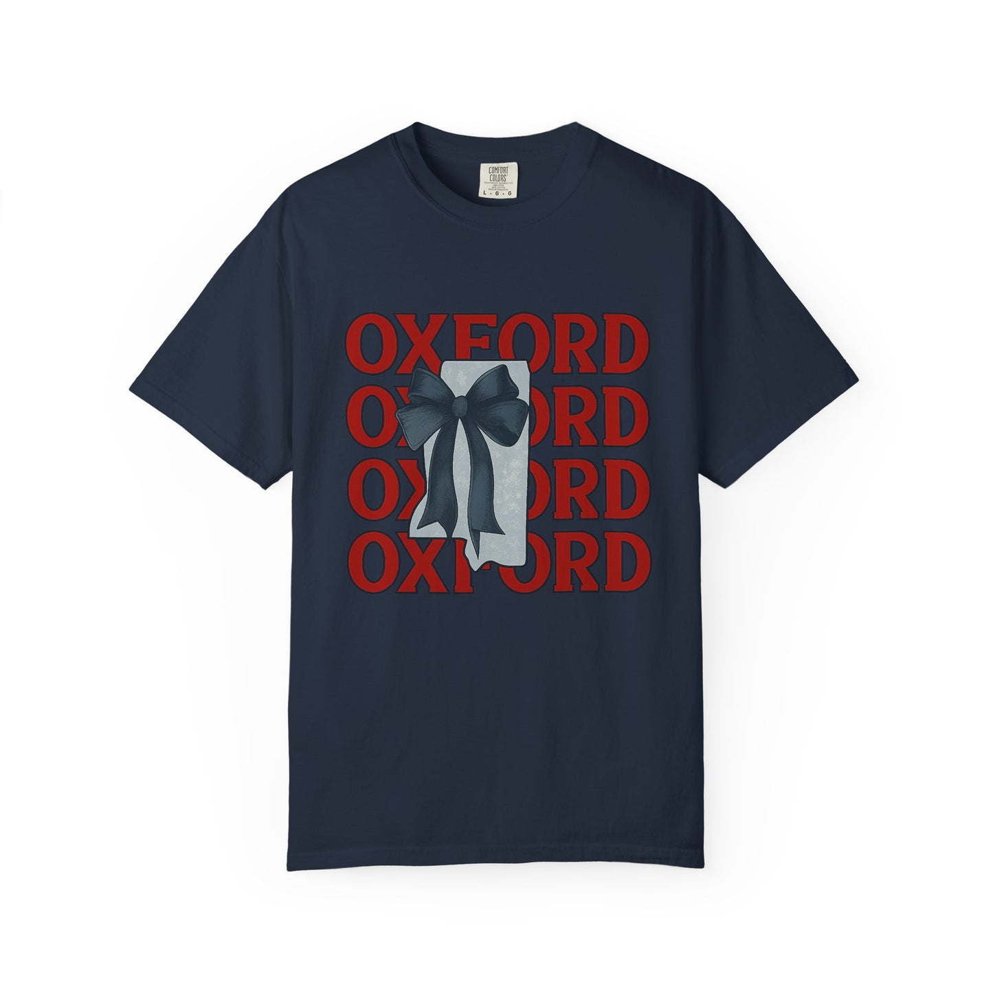 Oxford Bow Graphic Tee, Casual Unisex T-shirt, Gift for Students, College Apparel, Trendy Fashion Top, Birthday Gift