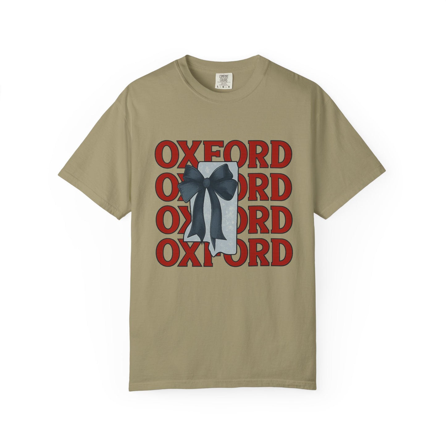 Oxford Bow Graphic Tee, Casual Unisex T-shirt, Gift for Students, College Apparel, Trendy Fashion Top, Birthday Gift