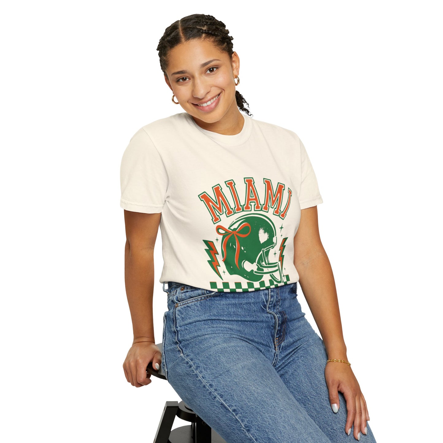 Miami Football Garment-Dyed T-Shirt