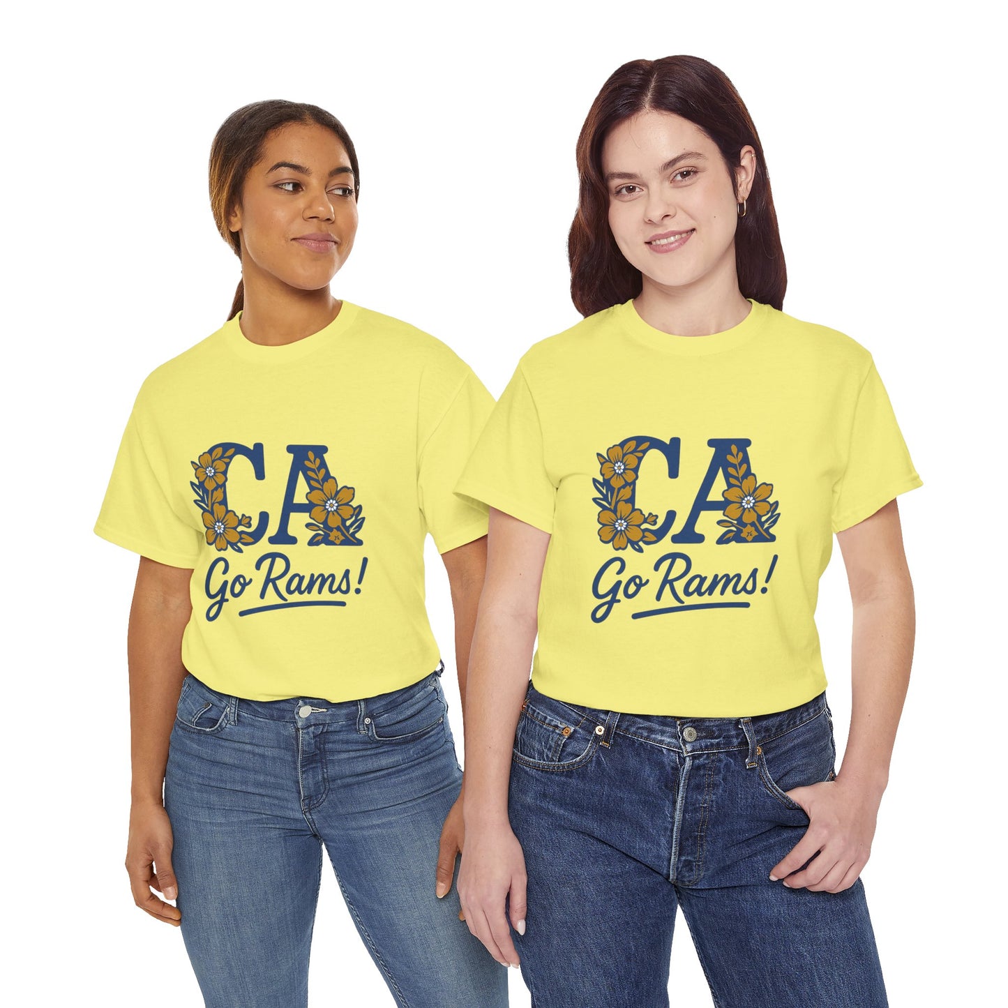 CA Rams Floral Tee