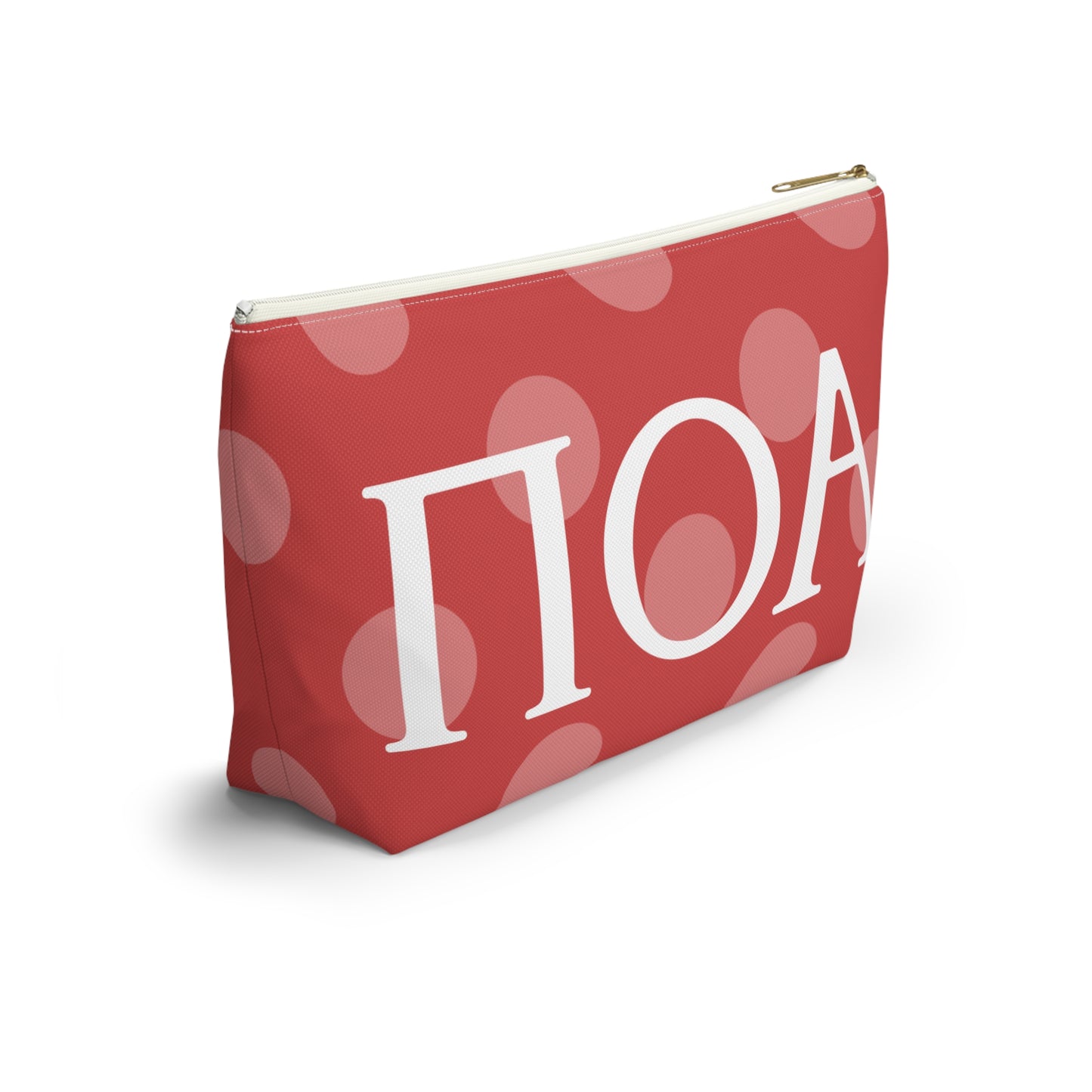 AOPI Chic Accessory Pouch, Personalized Makeup Bag, Fun Pencil Case, Stylish Travel Organizer, Unique Gift Idea, Sorority or College Essentials