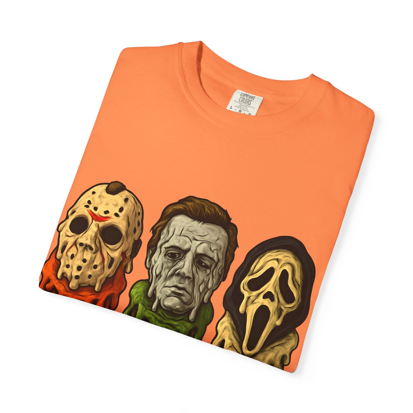 Halloween Horror Movie T-Shirt with Iconic Characters, Unisex Casual Tee for Gifting, Summer Fun, Halloween Costume, Movie Lovers